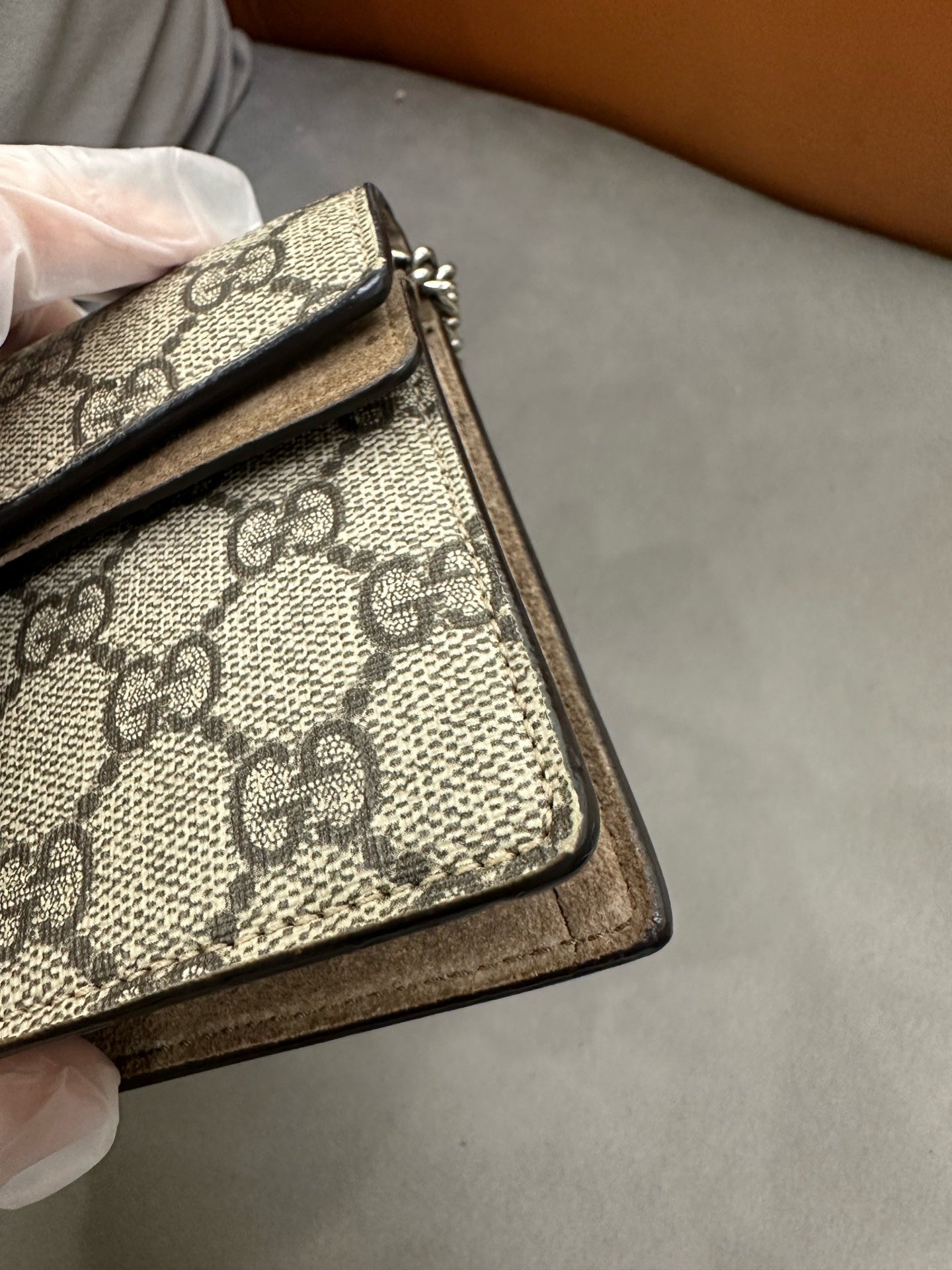 Gucci - Dionysus Mini - GG Supreme canvas with suede trim - Brown - (mini)