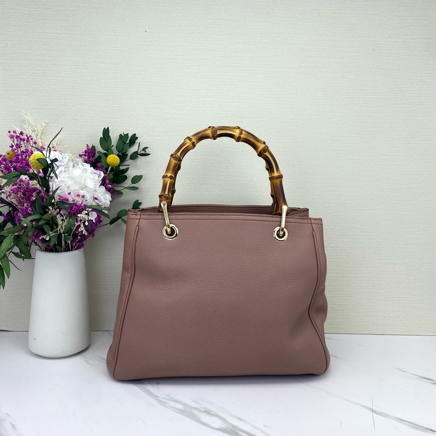 Gucci - Bamboo Shopper Tote - Leather - Pink - (Small)