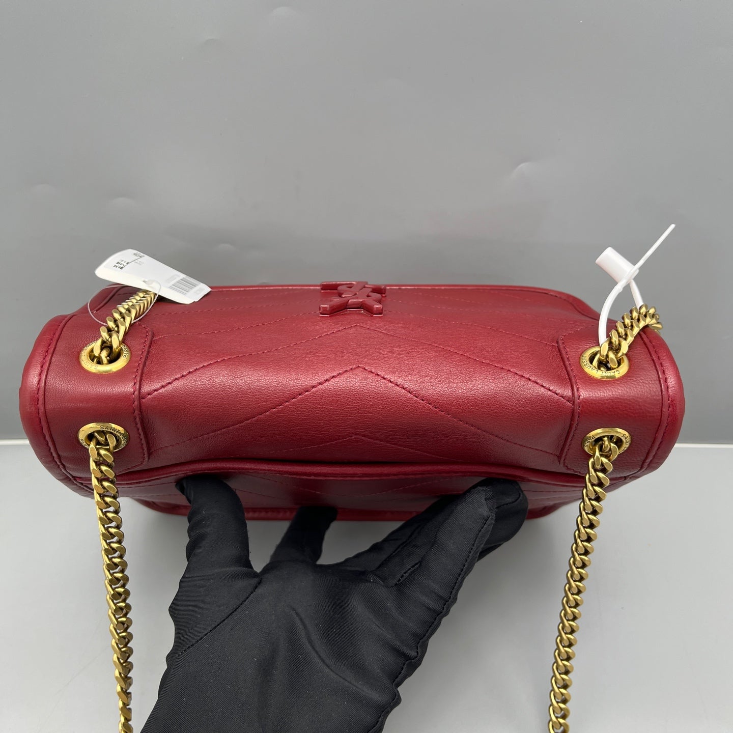 Saint Laurent - Niki Small - Lambskin leather - Red - (small)