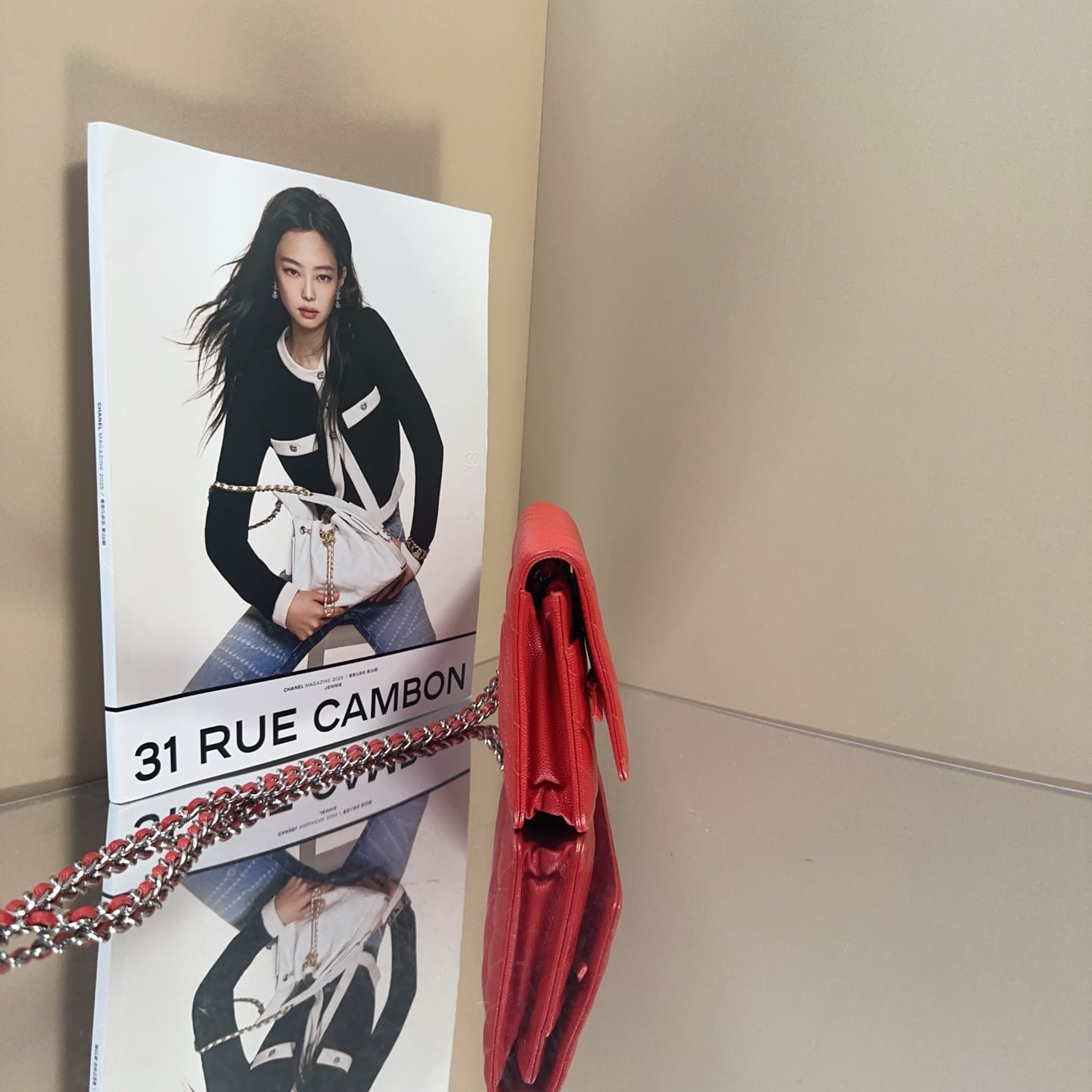 Chanel - WOC (Wallet on Chain) - Caviar leather - Red - (mini)