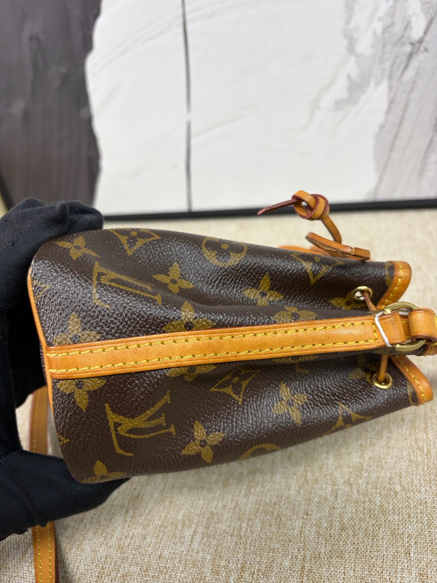 Louis Vuitton - Nano Noé - Coated canvas and Vachetta leather - Brown - (mini)