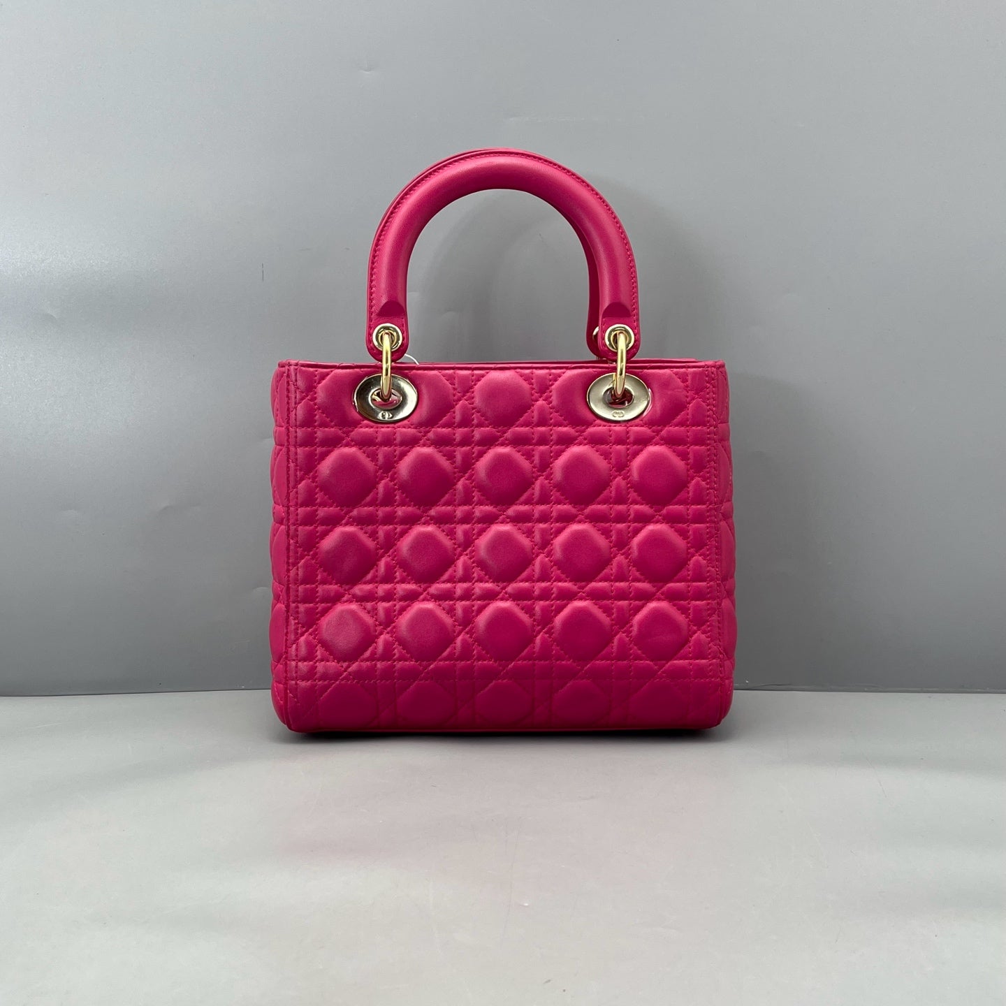 Dior - Lady Dior - Lambskin leather - Pink - (medium)