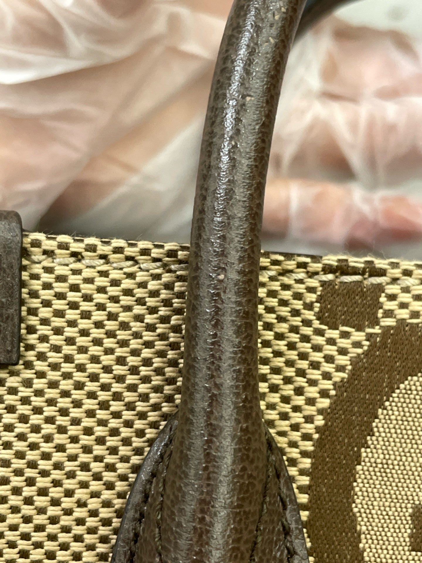 Gucci - Retro Monogram Mini Tote - Coated canvas with leather trim - Brown - (mini)