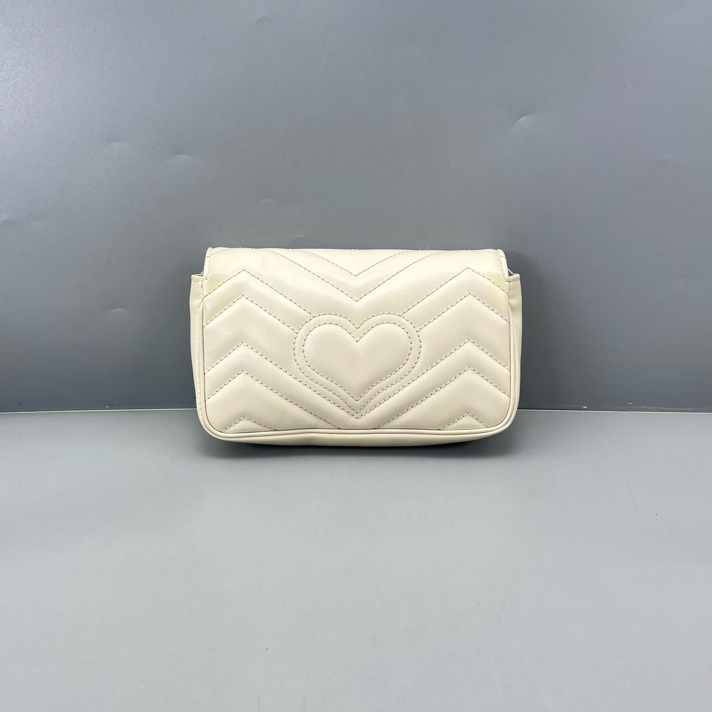 Gucci - Marmont Super Mini Bag - Leather - White - (mini)