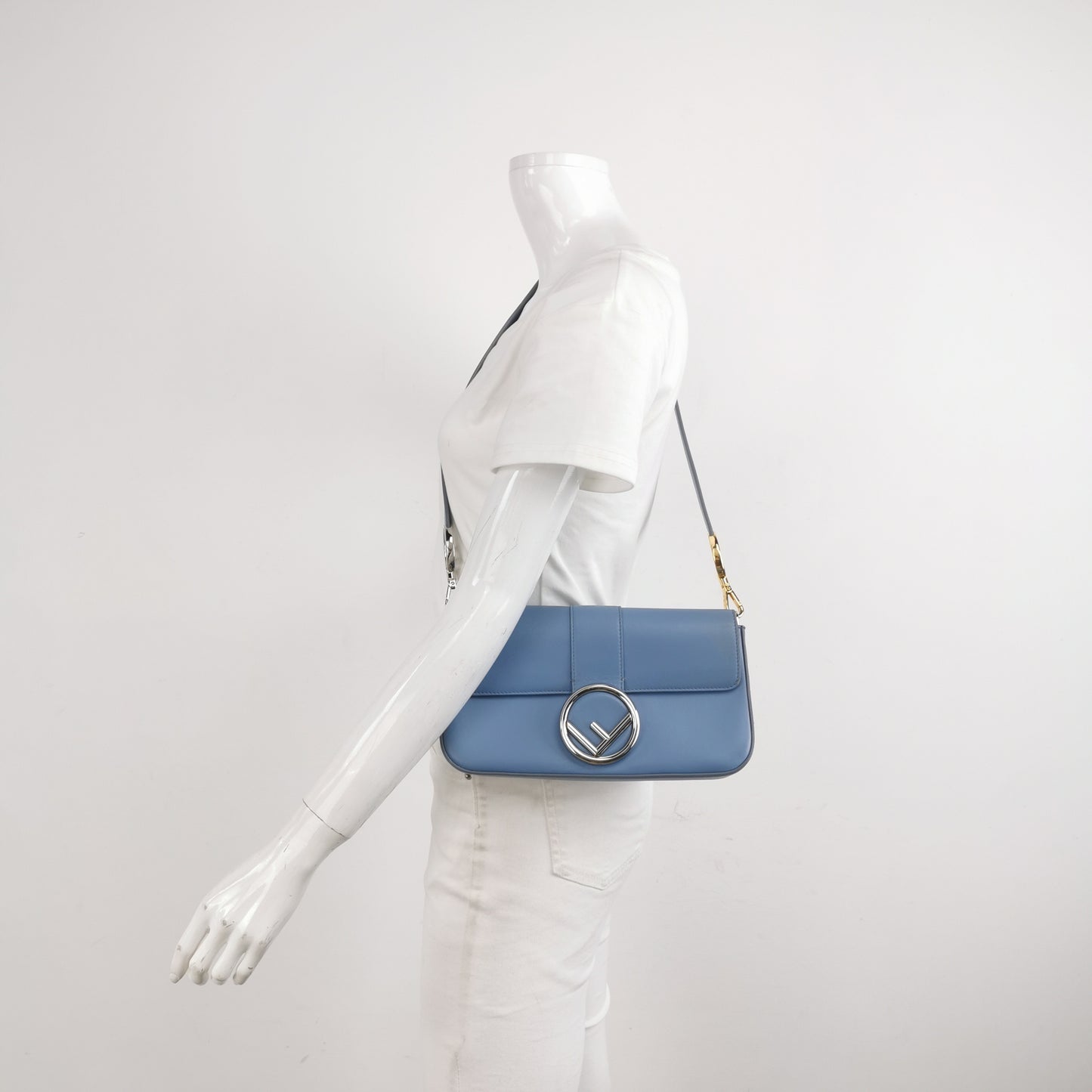 Fendi - Baguette - Leather - Blue - (Medium)