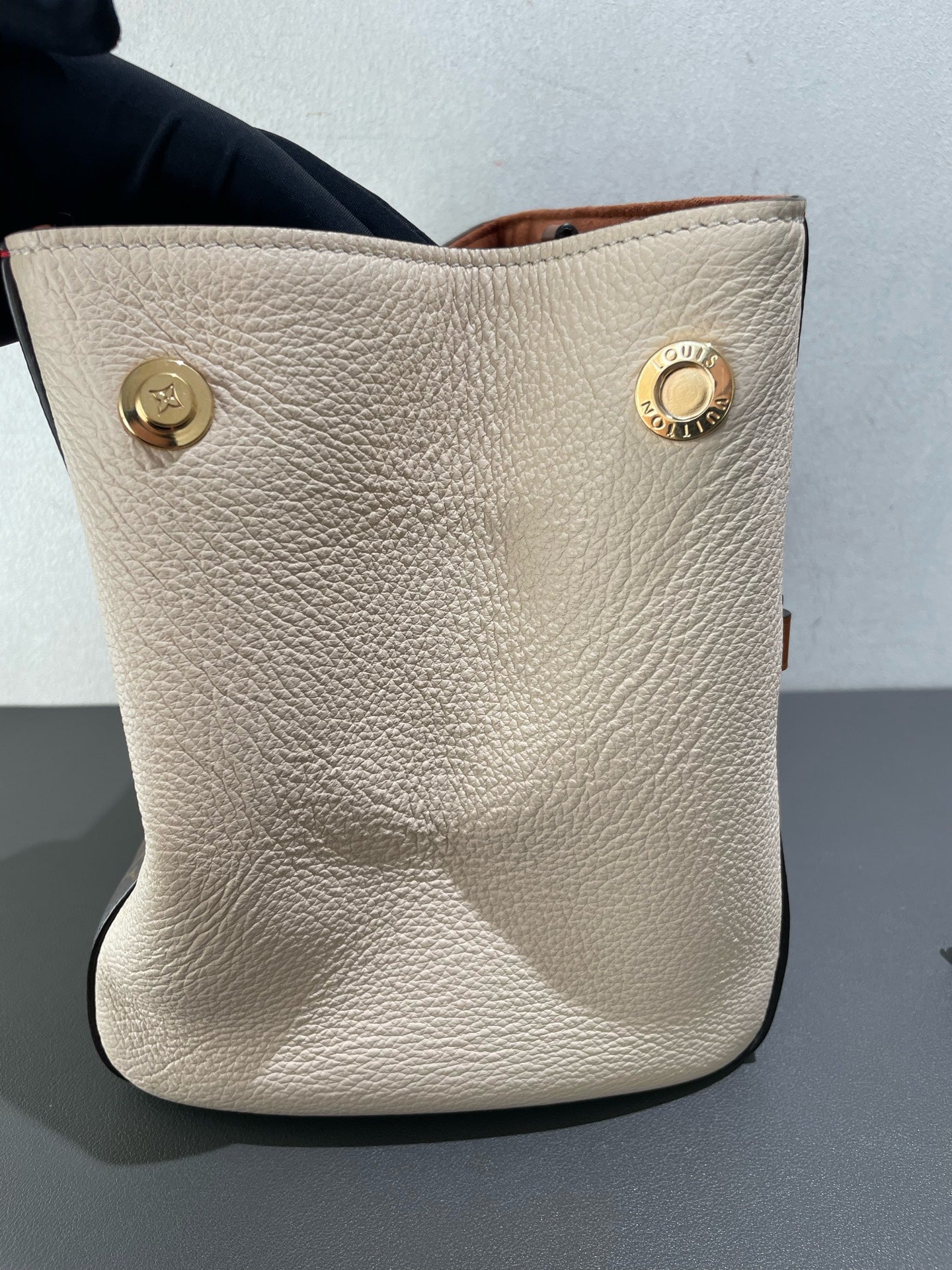 Louis Vuitton - Fold Tote - Monogram coated canvas and grained leather - Multicolour (Red, White, Brown) - (small)
