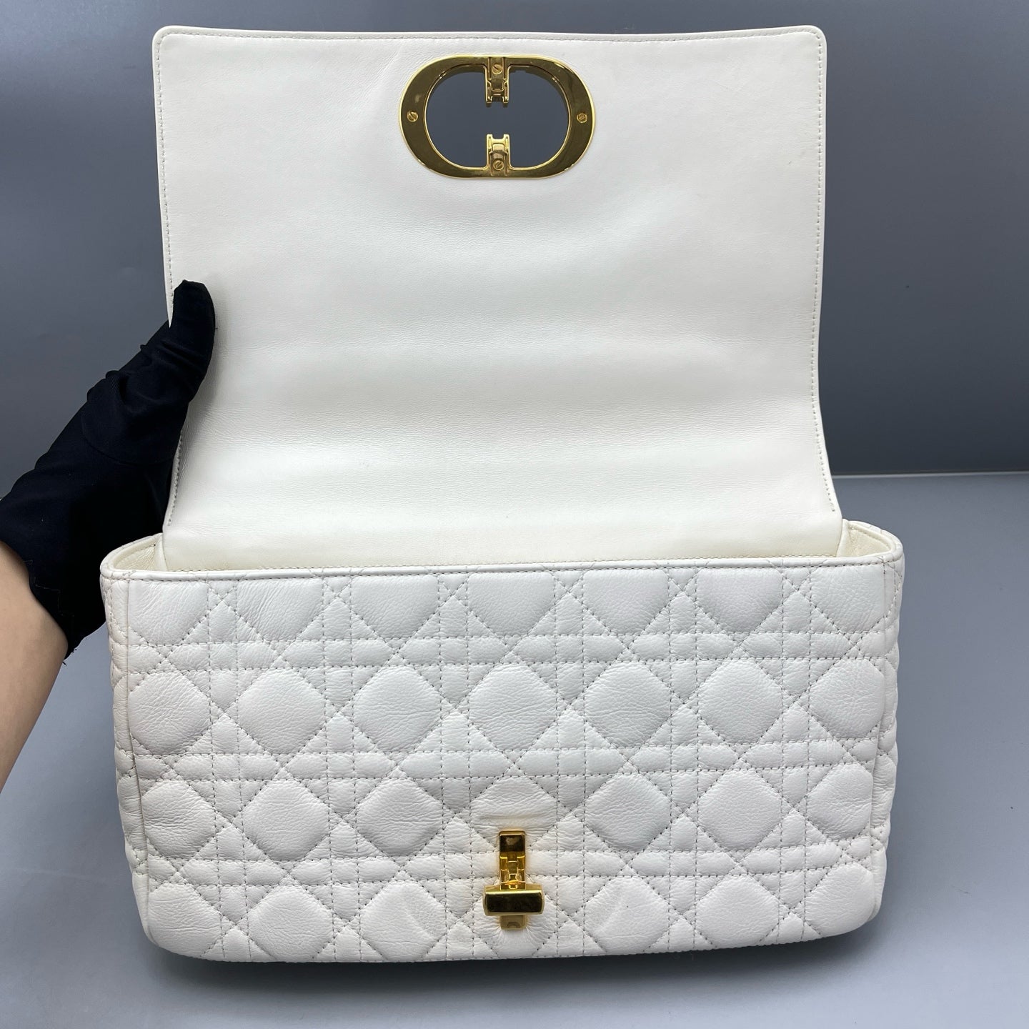 Dior - Caro - Leather - White - (large)