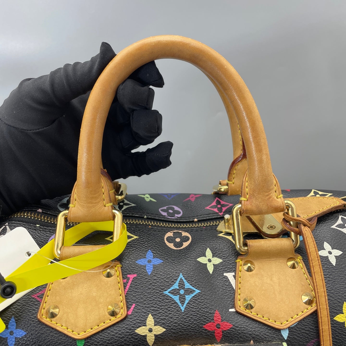 Louis Vuitton - Speedy 30 Monogram Multicolore - Coated canvas with Vachetta leather trim - Black - (Medium)