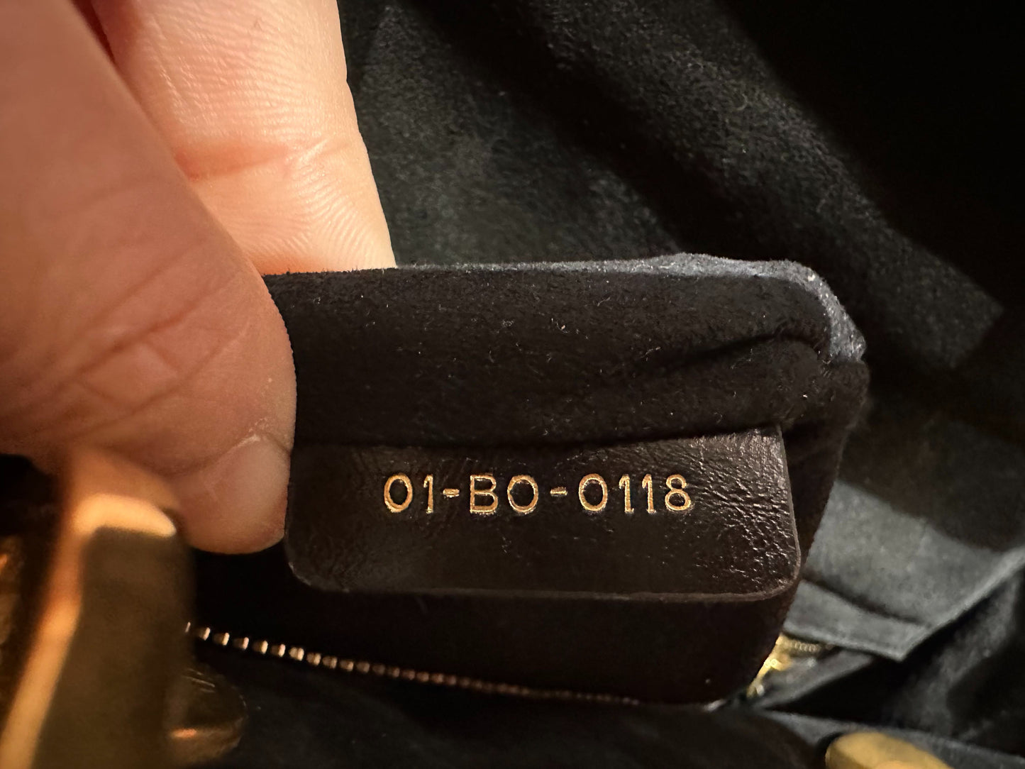 Dior - Lady Dior - Lambskin leather - Black - (Small)