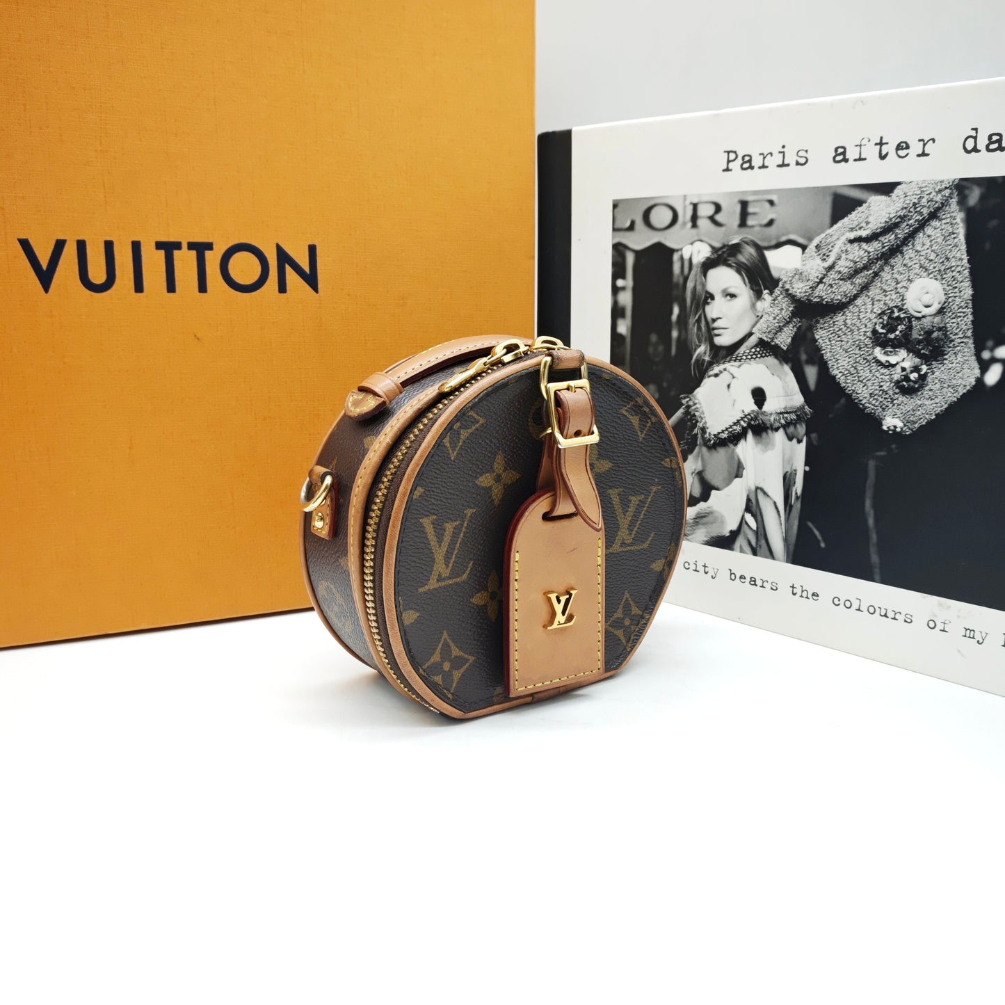 Louis Vuitton - Mini Boîte Chapeau - Monogram coated canvas and Vachetta leather - Brown - (mini)