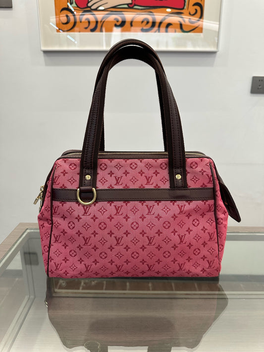 Louis Vuitton - Monogram Denim Boston Bag - Denim - Jeans - Pink - (medium)