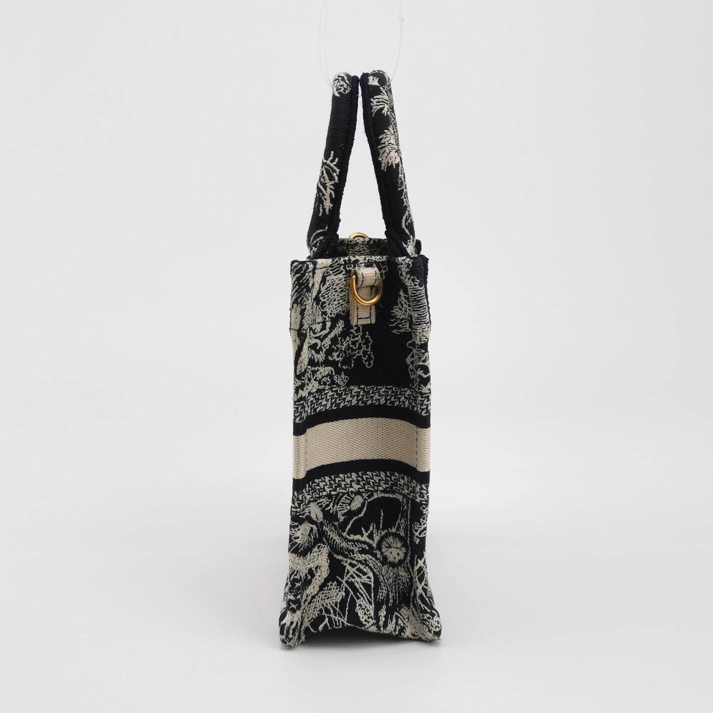 Dior - Mini Book Tote Reverse Toile de Jouy - Embroidered canvas - Blue - (mini)