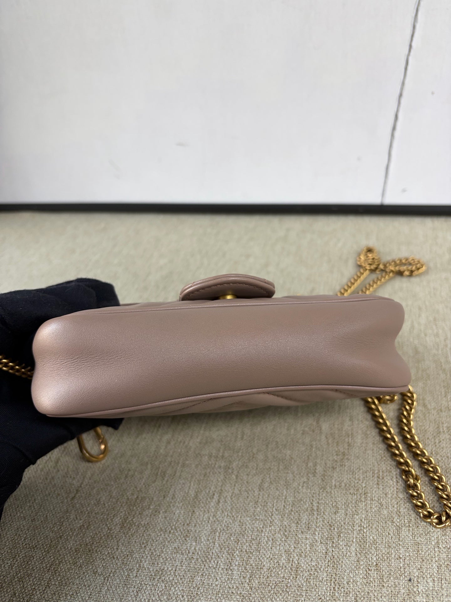 Gucci - Mini Marmont - Leather - Beige - (mini)