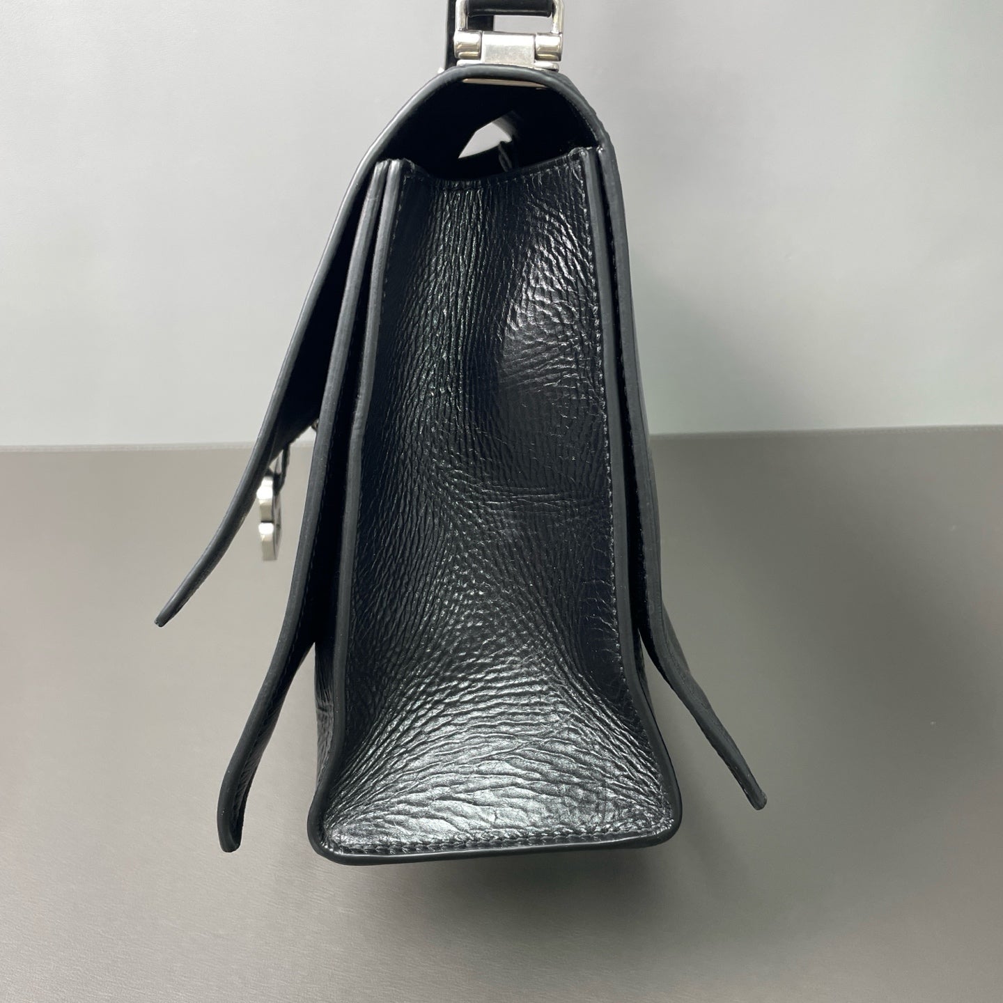 Balenciaga - Crush Medium Shoulder Bag - Leather - Black - (medium)
