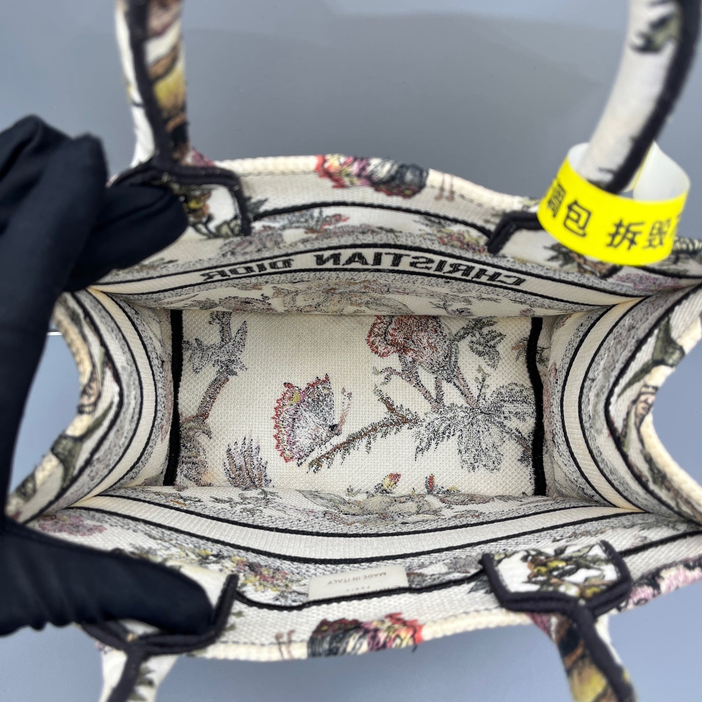 Dior - Book Tote Small - Cloth - White - (Small)