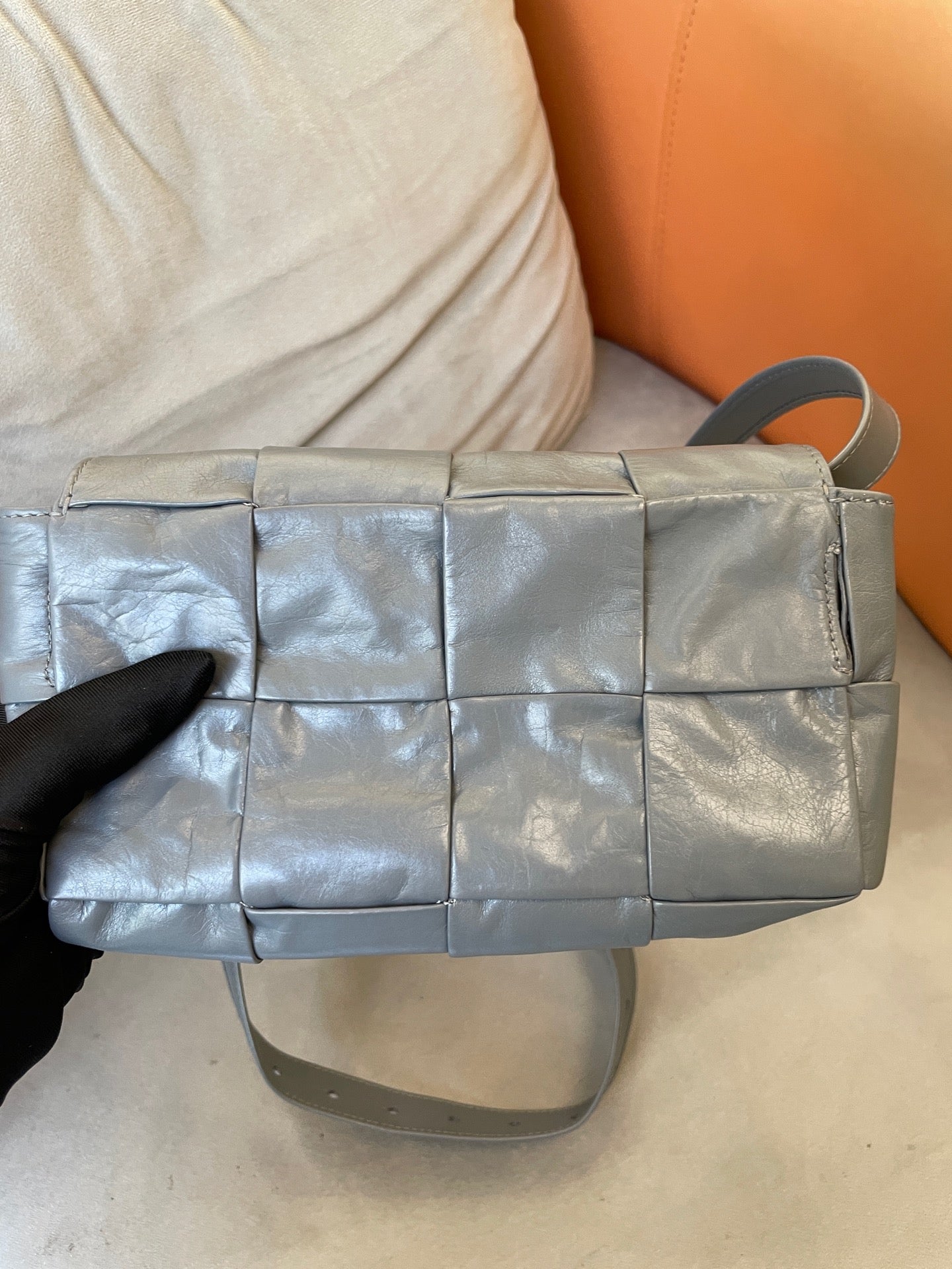 Bottega Veneta - Cassette - Lambskin leather - Grey - (Mini)
