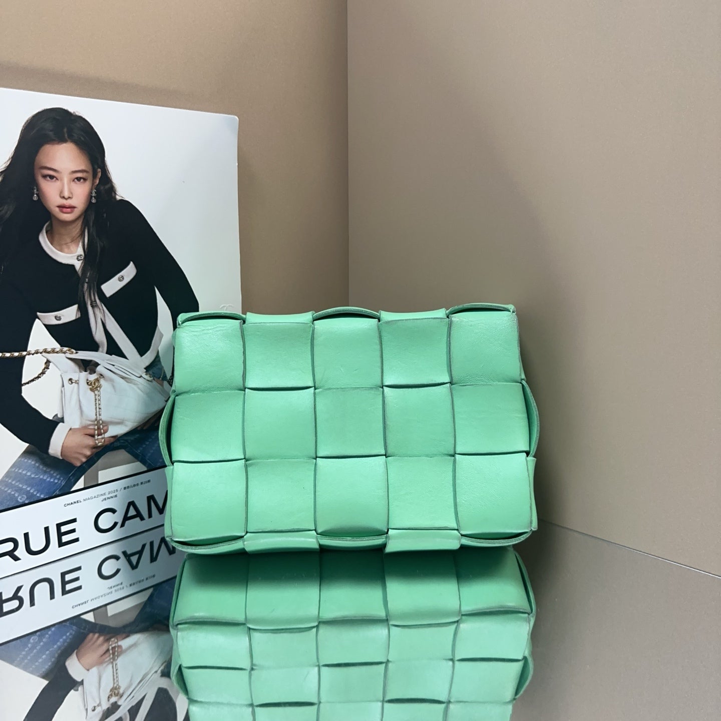 Bottega Veneta - Padded Cassette - Lambskin leather - Green - (small)