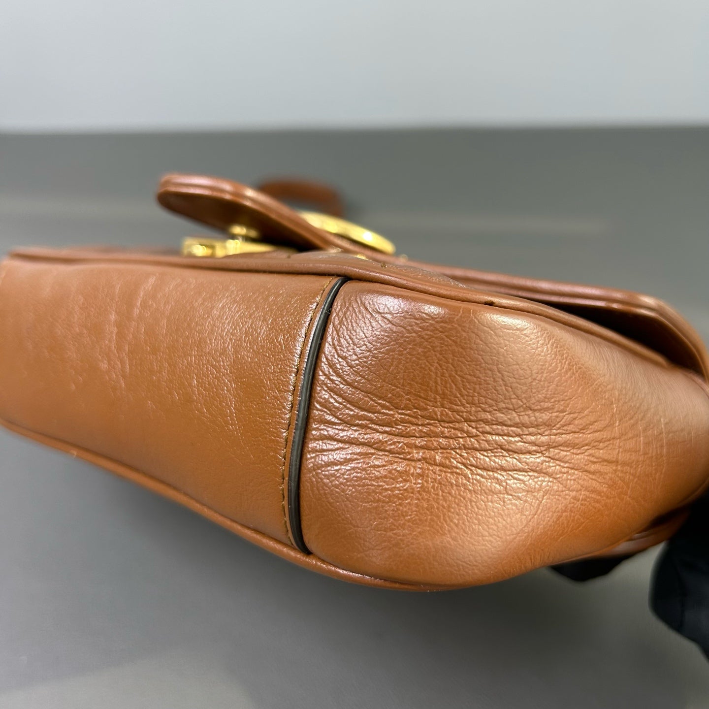 Gucci - GG Marmont Matelassé Shoulder Bag 22 - Leather - Brown - (Medium)