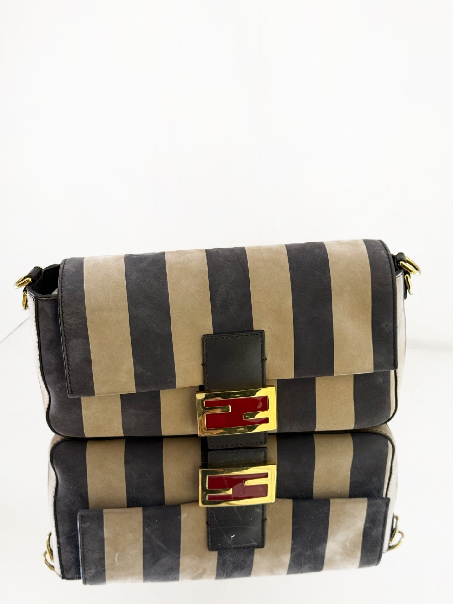 Fendi - Baguette - Suede leather - Multicolour - (Medium)
