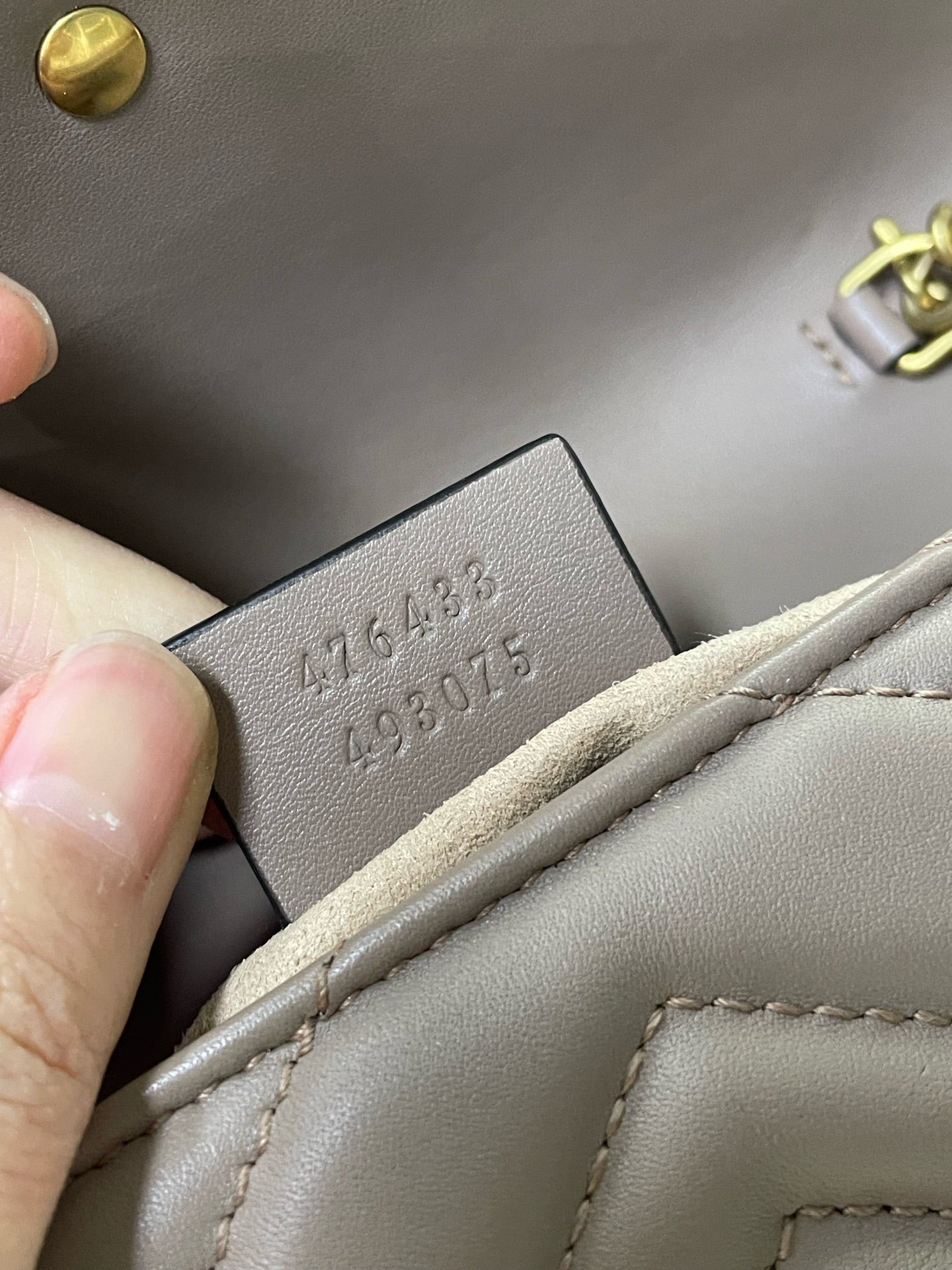 Gucci - Mini Marmont - Leather - Beige - (mini)