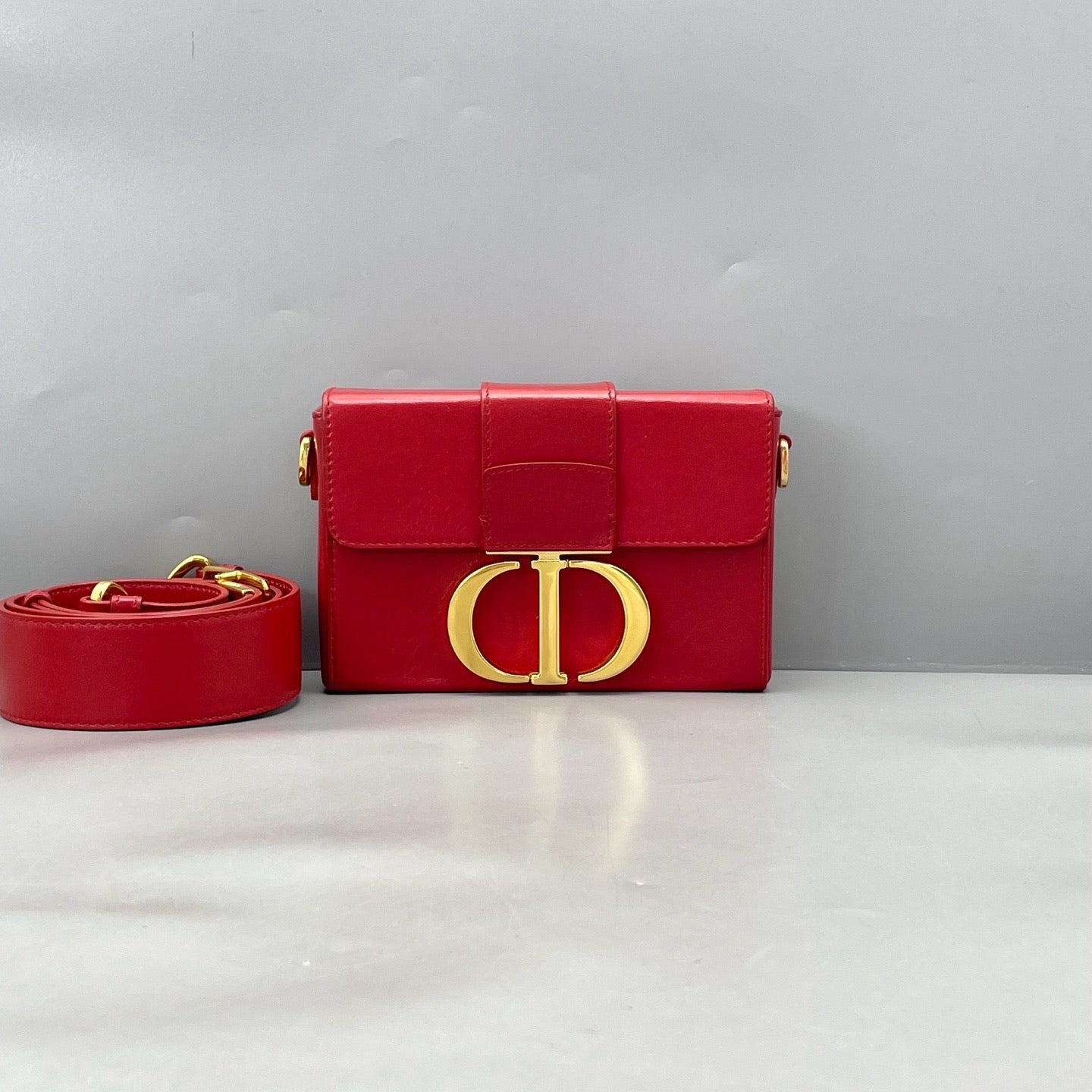 Dior - 30 Montaigne Mini - Leather - Red - (mini)