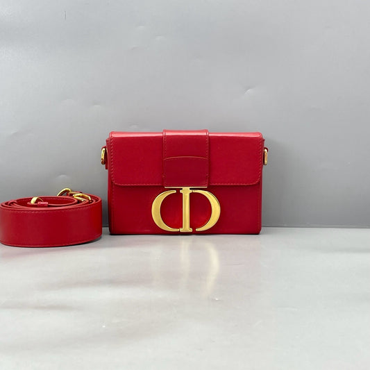 Dior - 30 Montaigne Mini - Leather - Red - (mini)