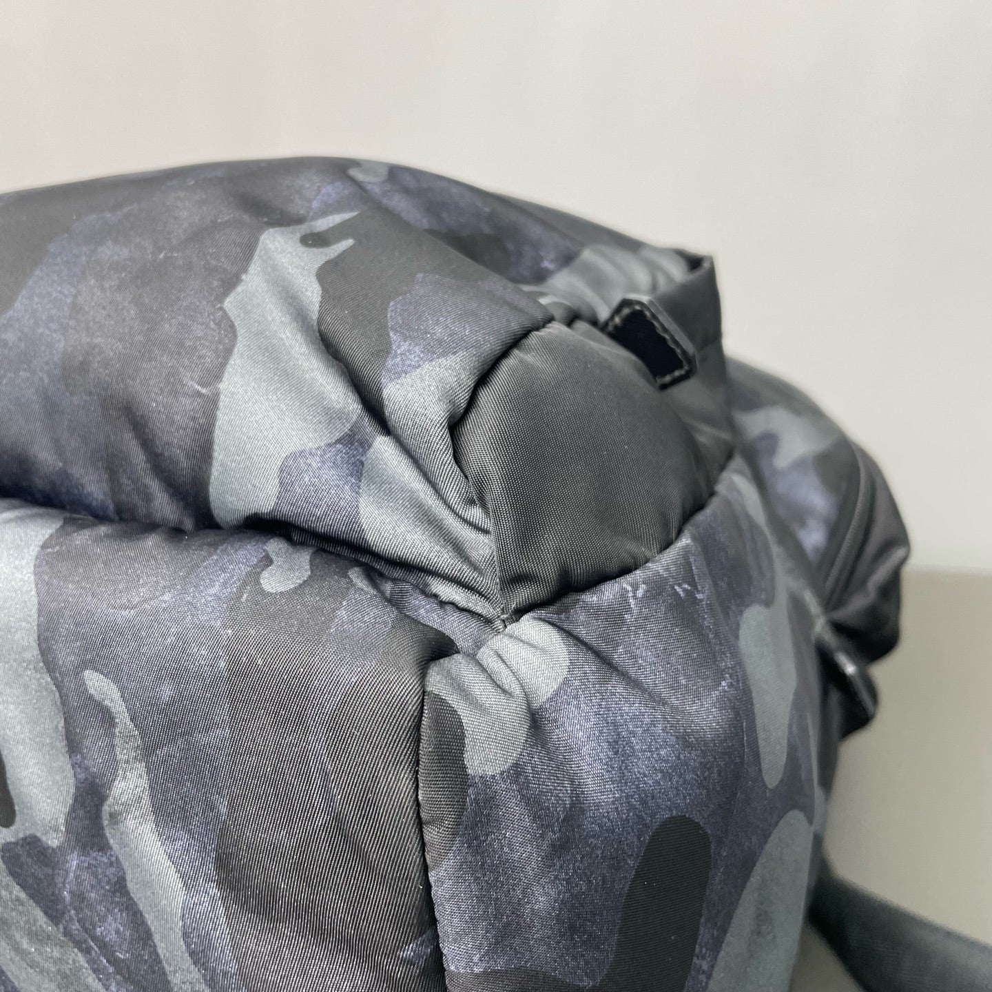 Prada - Camouflage Nylon Backpack - Nylon with Saffiano leather trim - Multicolour - (medium)