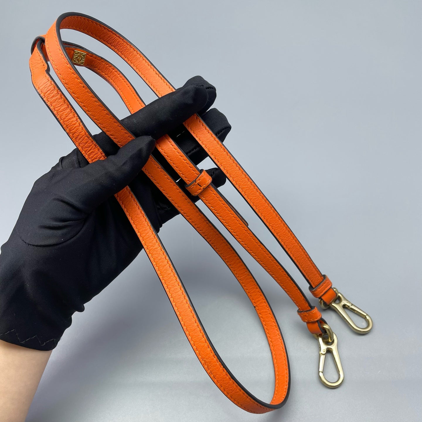 Loewe - Elephant Bag - Pebbled calfskin leather - Orange - (mini)