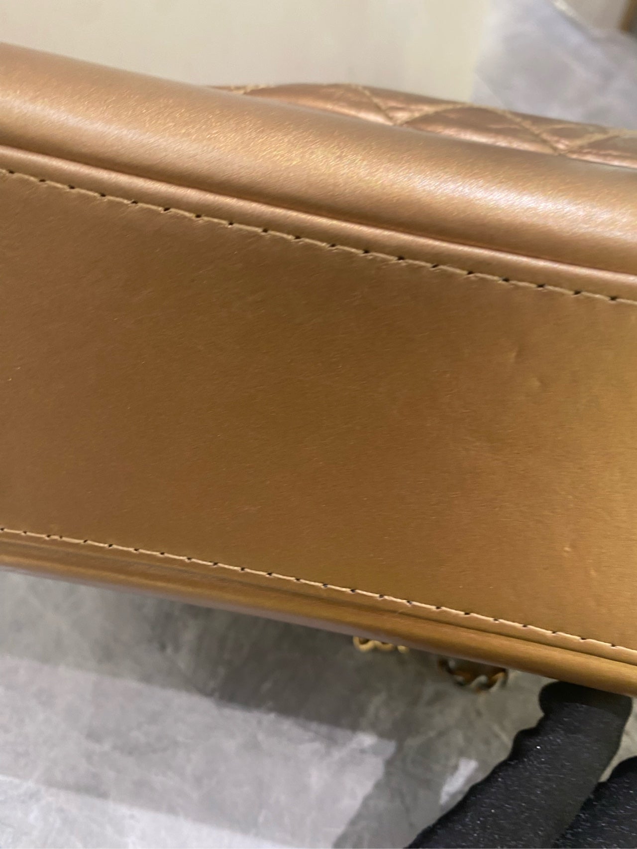 Chanel - Gabrielle Hobo Bag - Aged calfskin and smooth calfskin - Gold - (Medium)