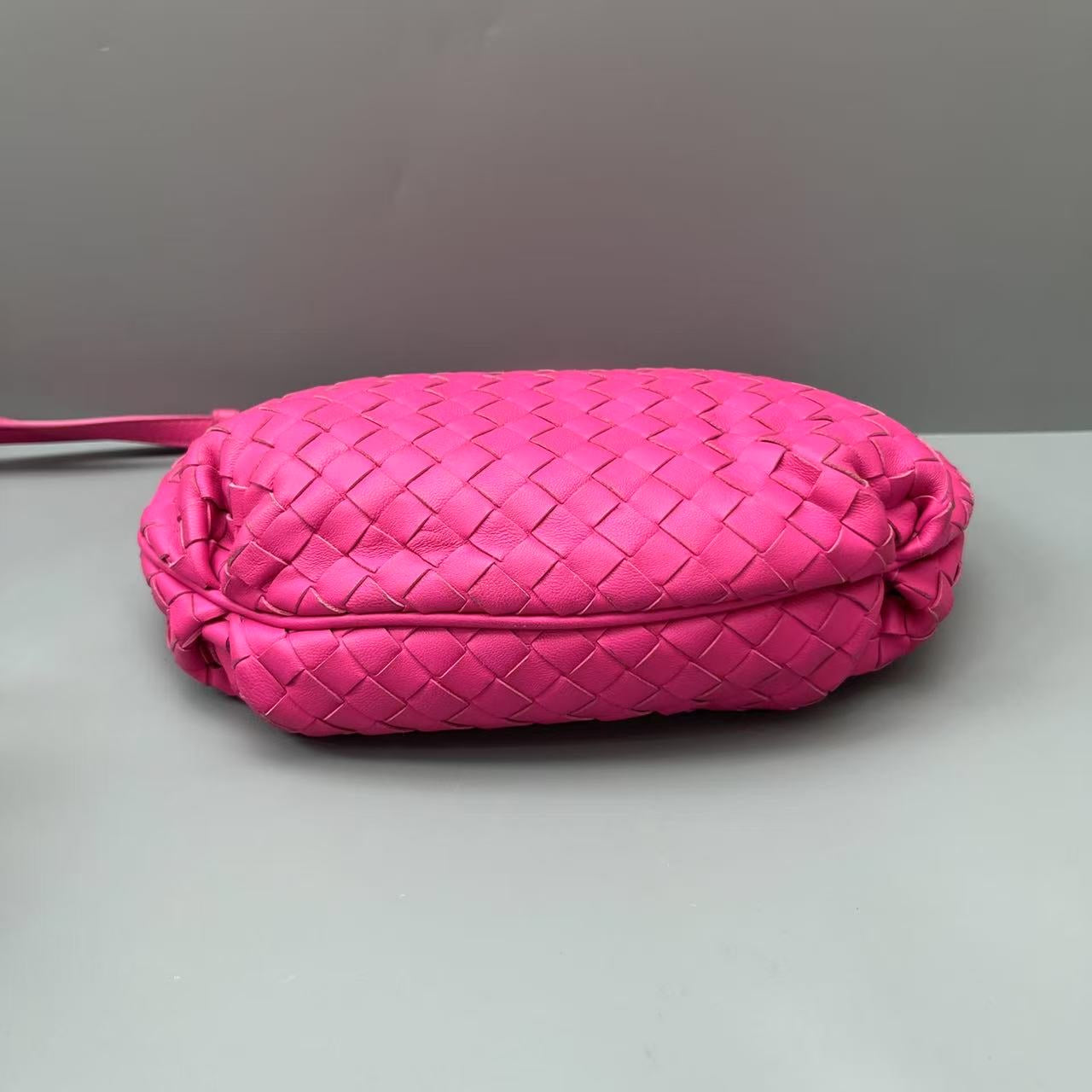 Bottega Veneta - Intrecciato Crossbody Bag - Leather - Pink - (small)