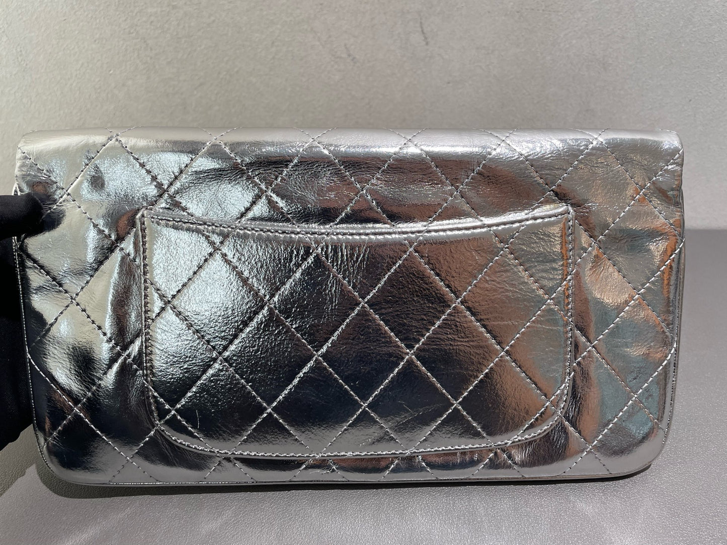 Chanel - 31bag 19C Clutch Wallet - Oiled wax leather - Silver - (mini)