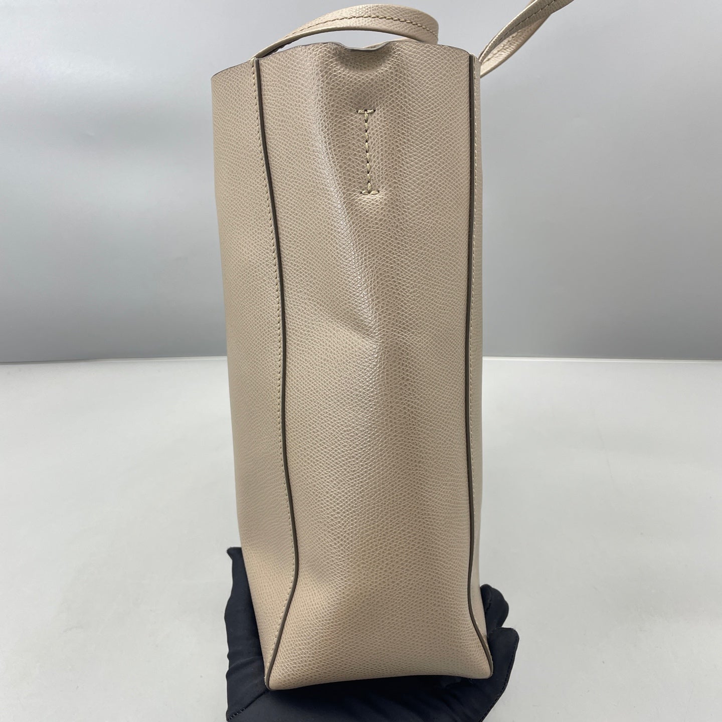 Celine - Vertical Cabas Tote - Leather - Grey - (medium)