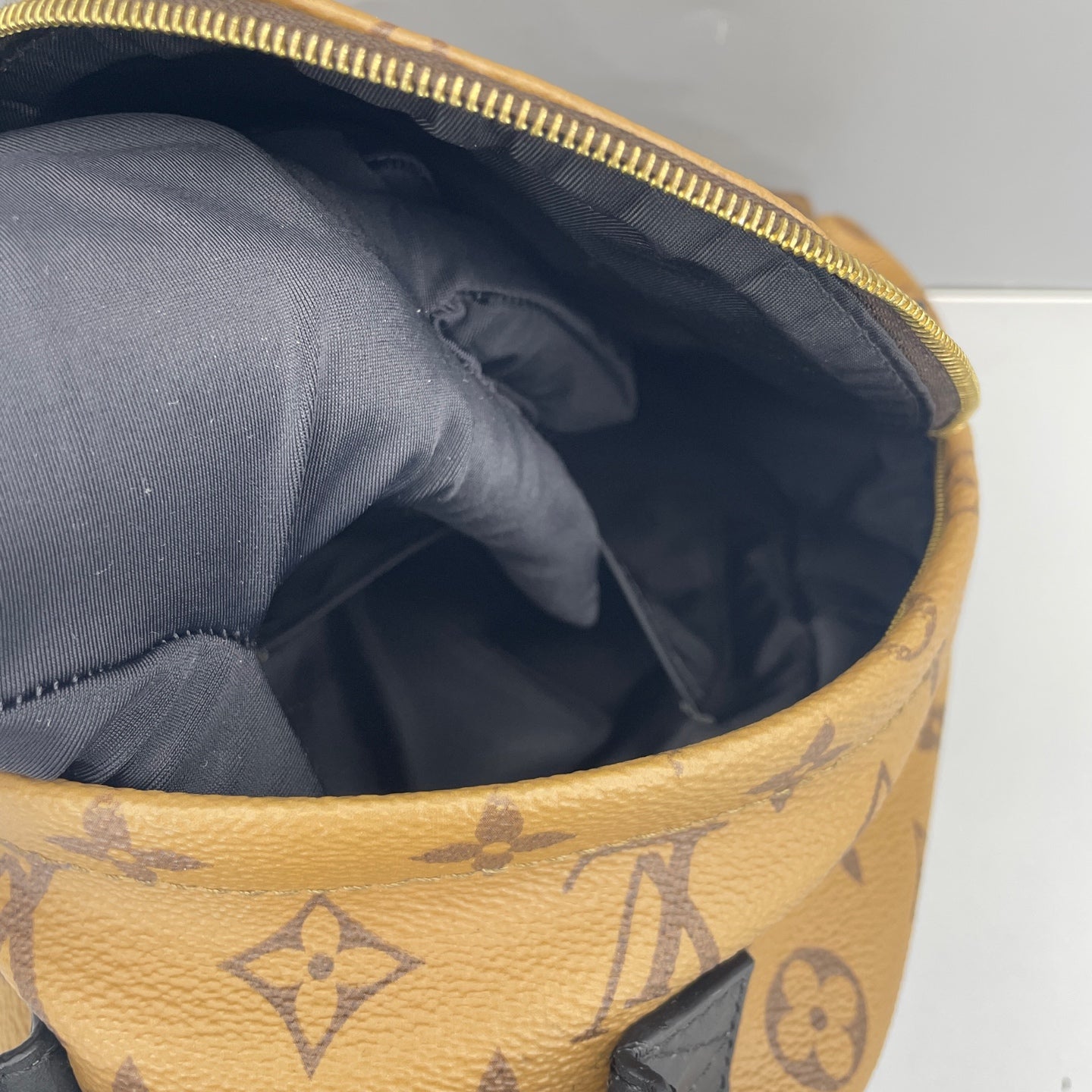 Louis Vuitton - Palm Springs Mini Backpack - Monogram Canvas with leather trim - Brown - (mini)