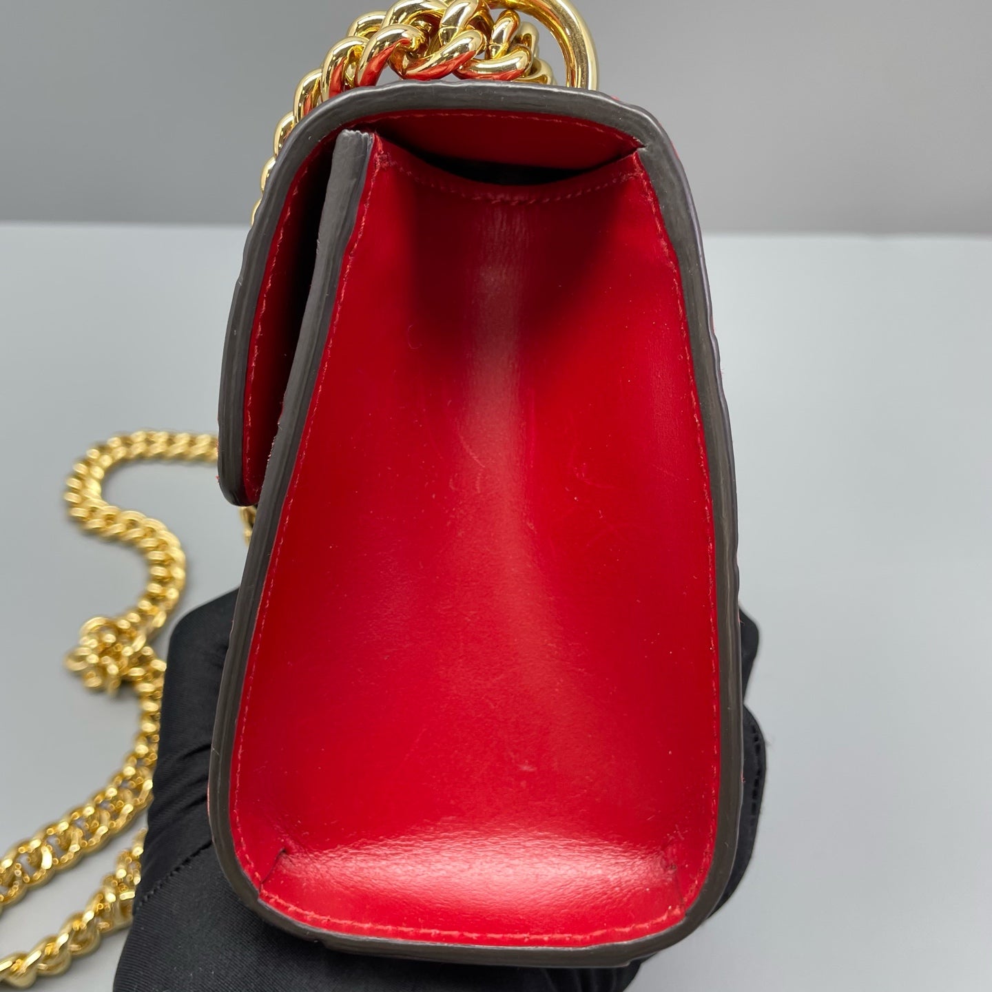 Gucci - Padlock - Leather - Red - (small)