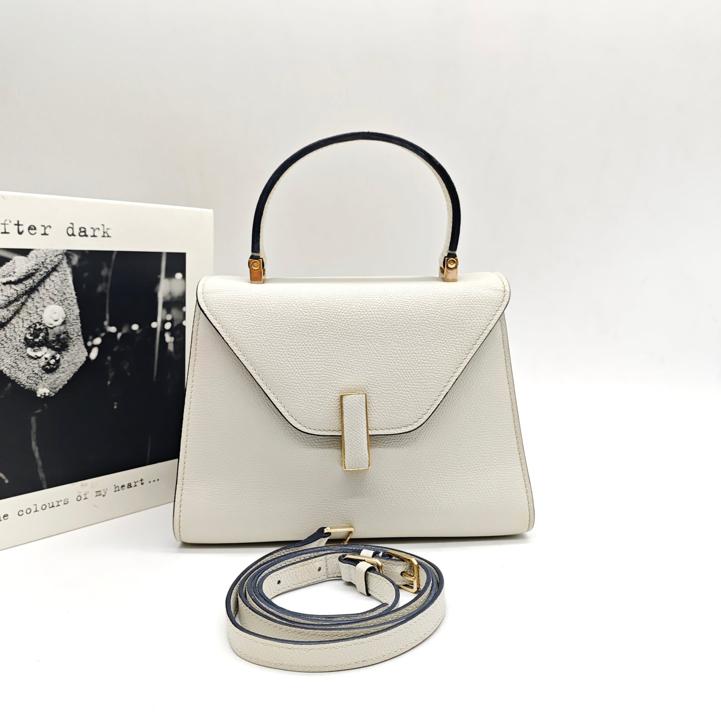 Valextra - Top Handle Bag - Cowhide leather - White - (mini)