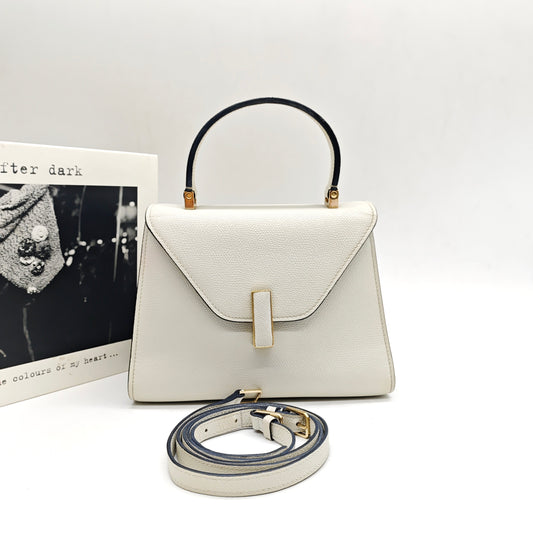 Valextra - Top Handle Bag - Cowhide leather - White - (mini)