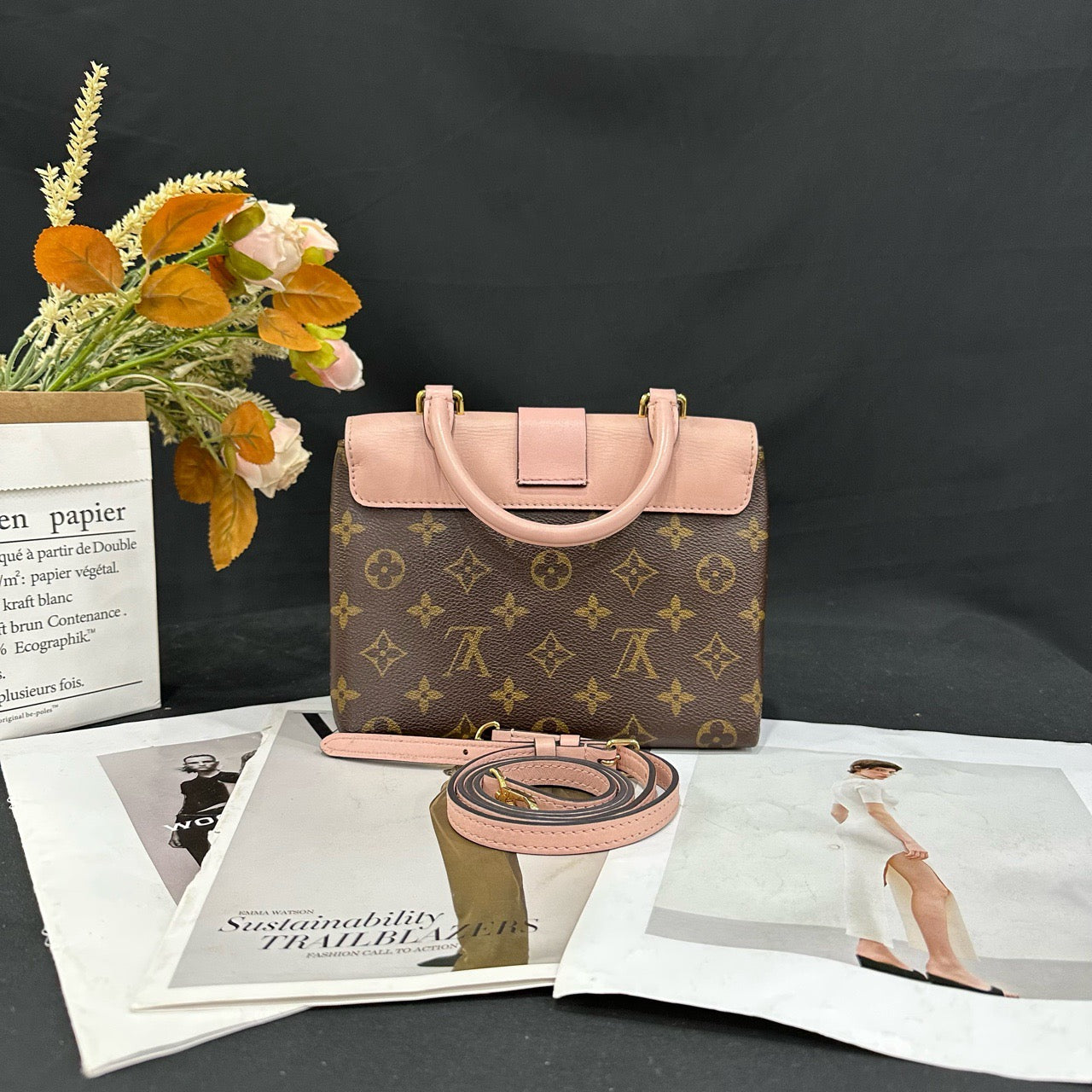 Louis Vuitton - Pochette Métis BB - Monogram coated canvas and leather - Brown and Pink - (Mini)