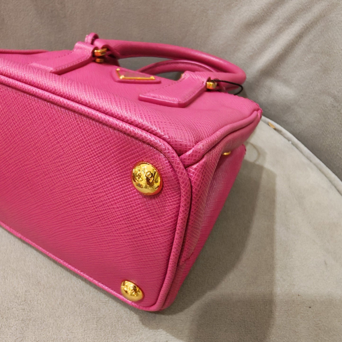 Prada - Galleria Mini - Saffiano leather - Fuchsia - (mini)