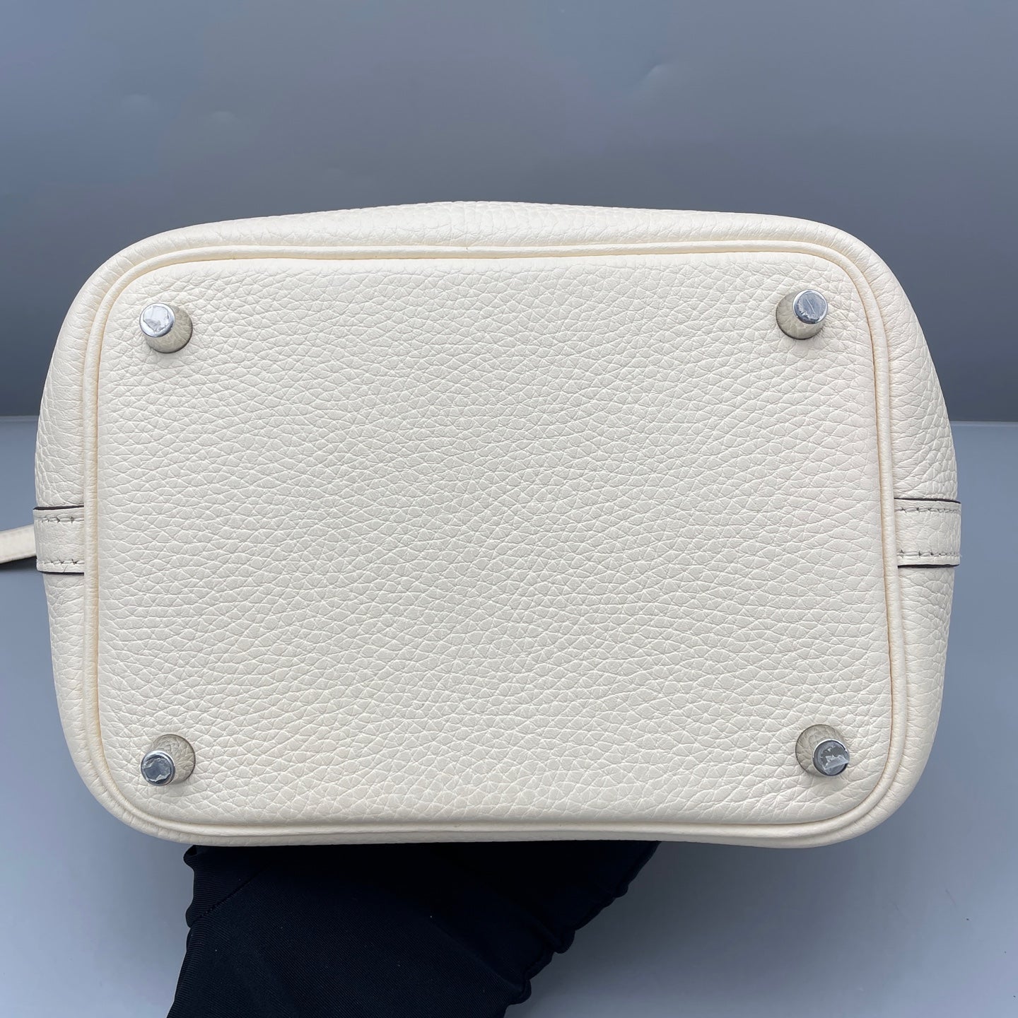 Hermès - Picotin Lock 18 - Clemence leather - White - (Mini)