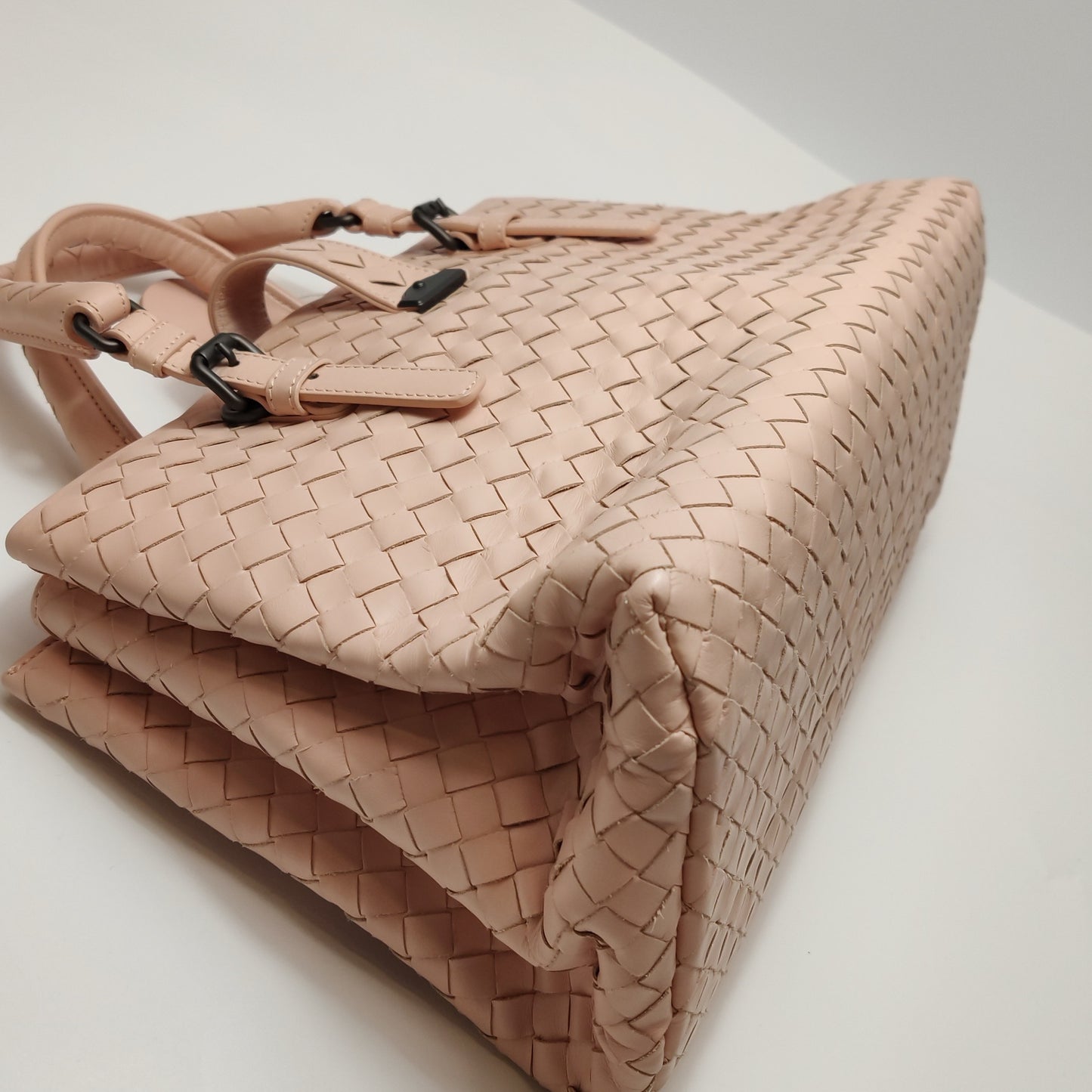 Bottega Veneta - 337303VQ1302905 Top Handle Tote - Lambskin leather - Pink - (medium)