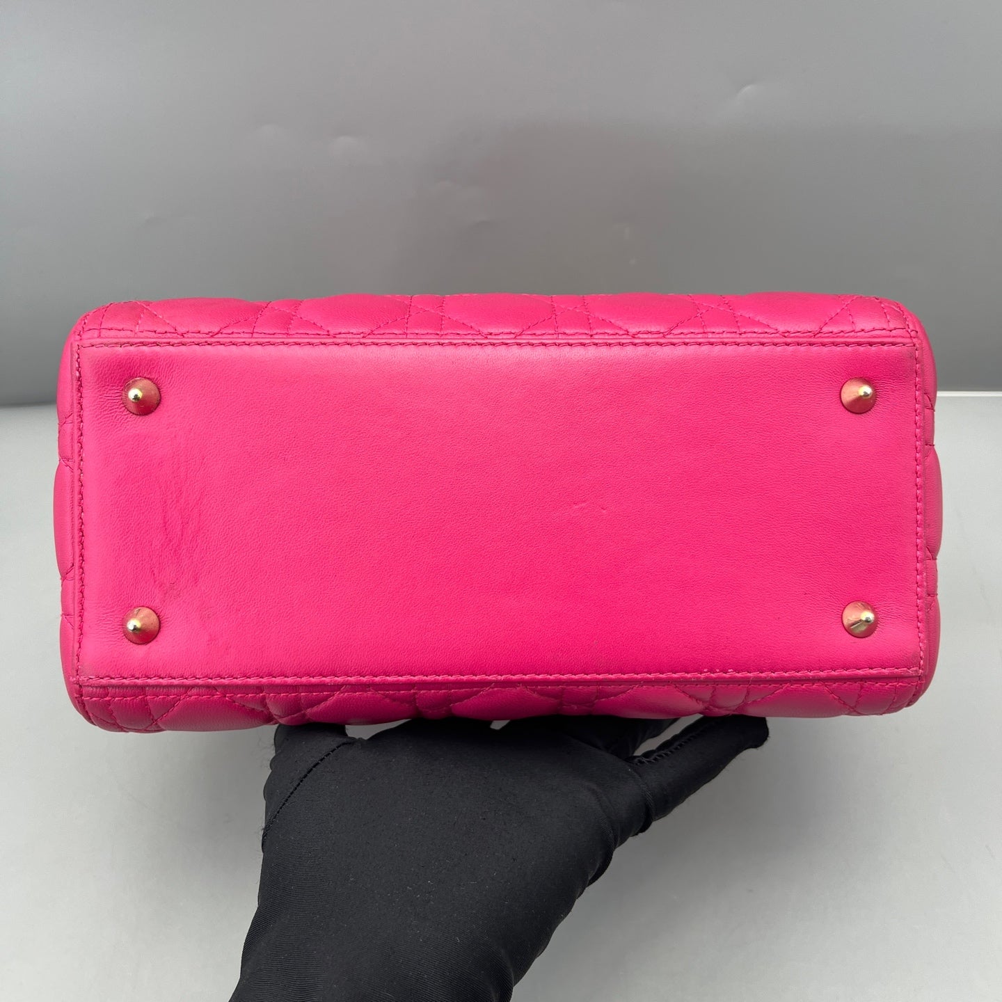 Dior - Lady Dior - Lambskin leather - Pink - (medium)