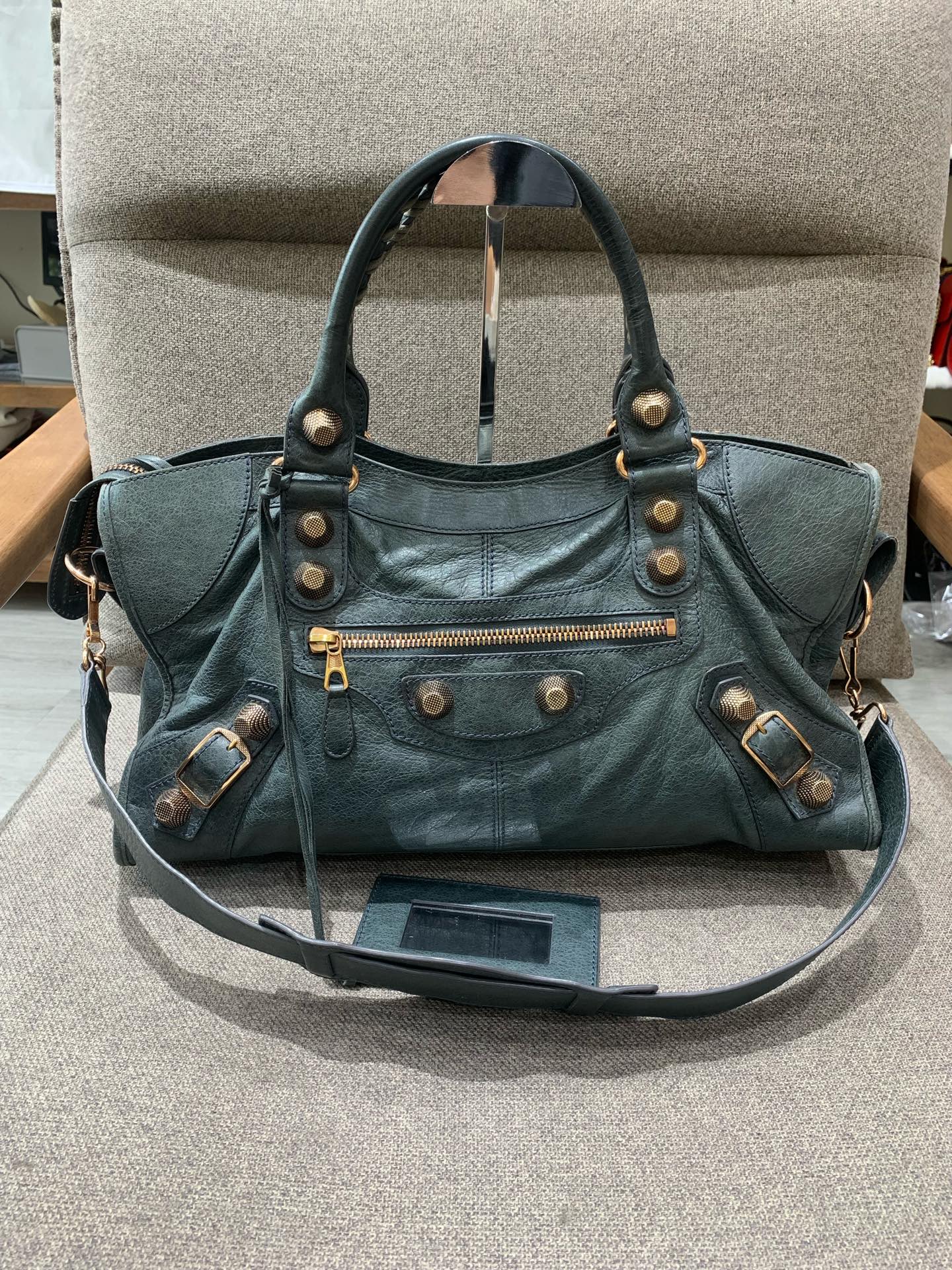Balenciaga - City Bag - Leather - Green - (large)