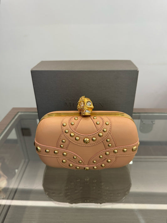 Alexander McQueen - Knuckle Box Clutch - Leather - Pink - (mini)