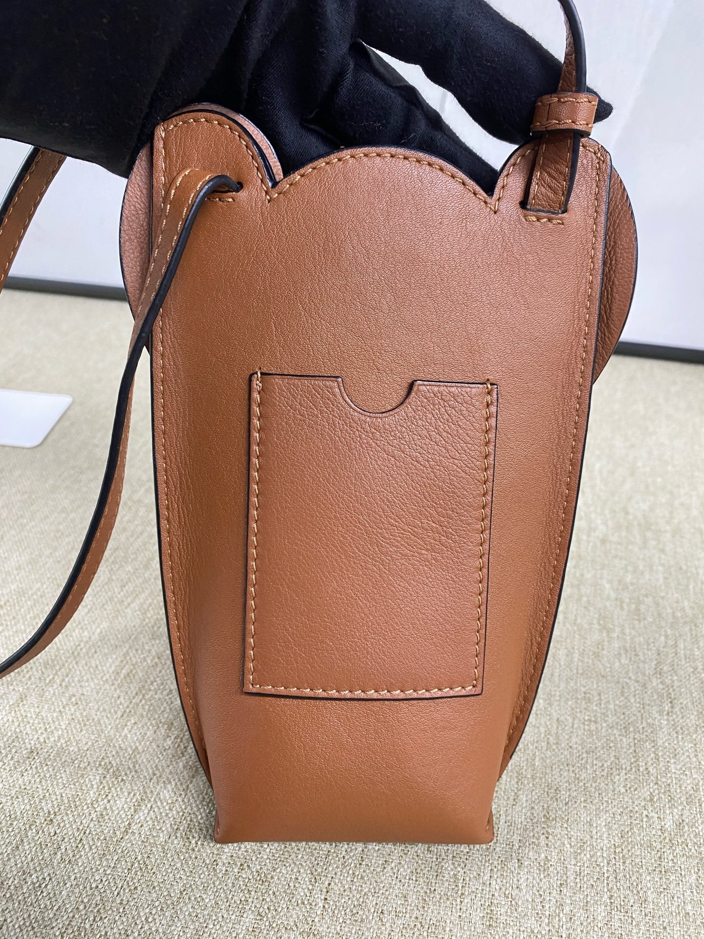 Loewe - Elephant Pocket Bag - Cowhide leather - Brown - (mini)