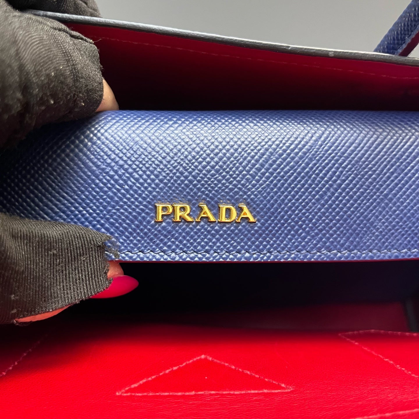 Prada - Galleria Bag - Saffiano leather - Blue - (large)