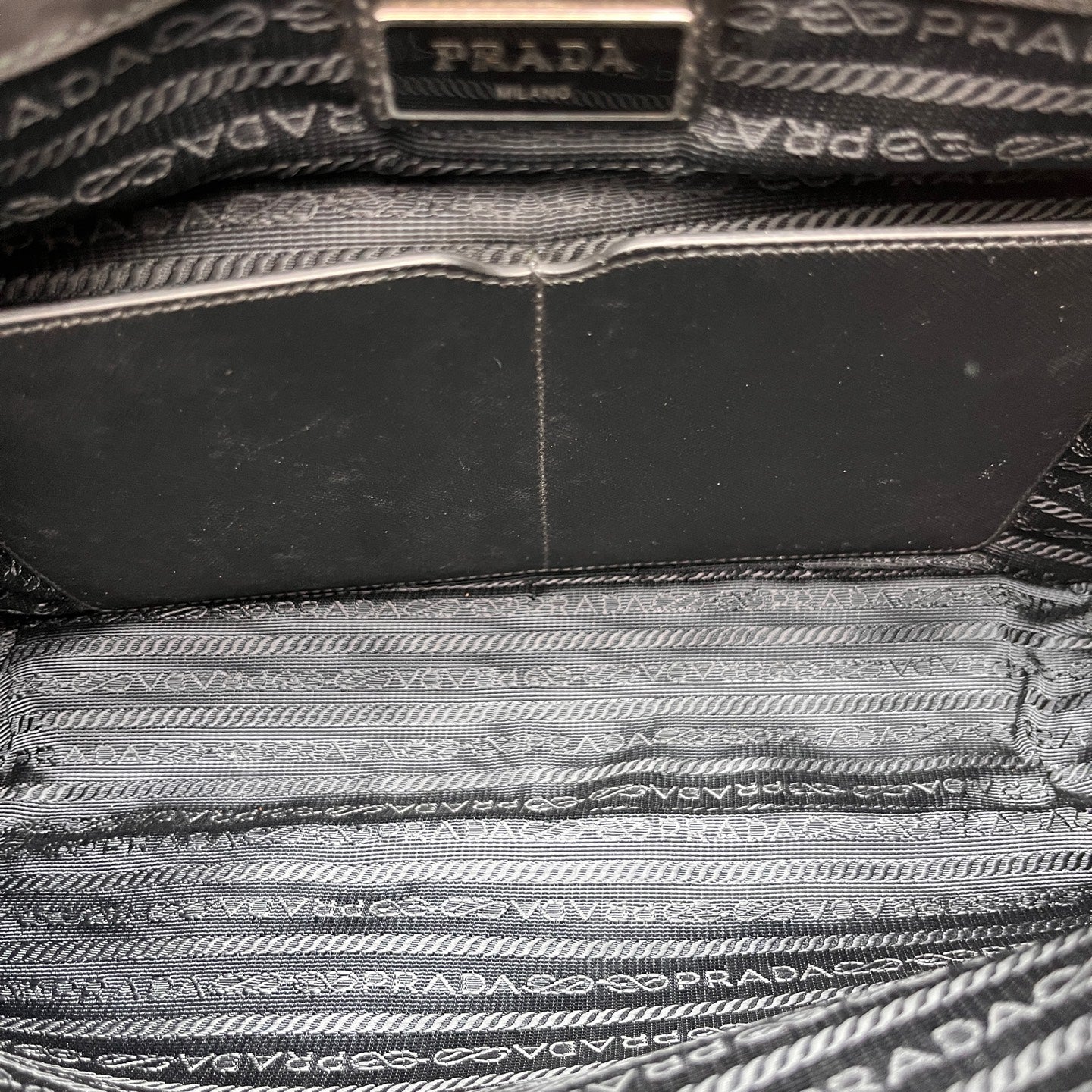 Prada - Messenger Bag - Nylon with leather trim - Black - (Medium)