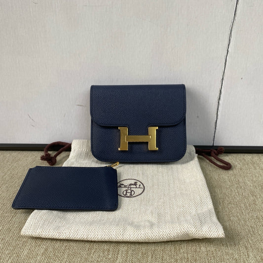 Hermès - Constance Slim Wallet - Epsom leather - Midnight Blue - (small)
