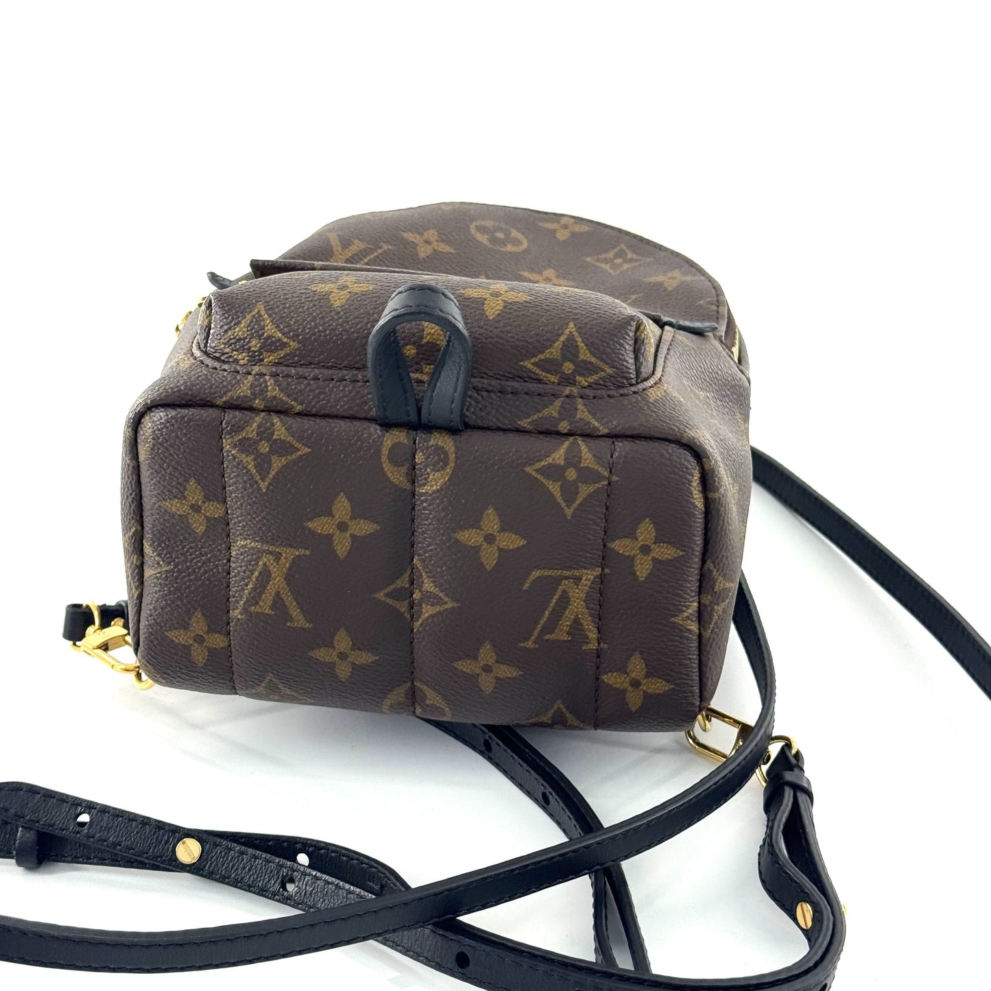 Louis Vuitton - Palm Springs Mini Backpack - Monogram coated canvas with leather trim - Brown - (Mini)