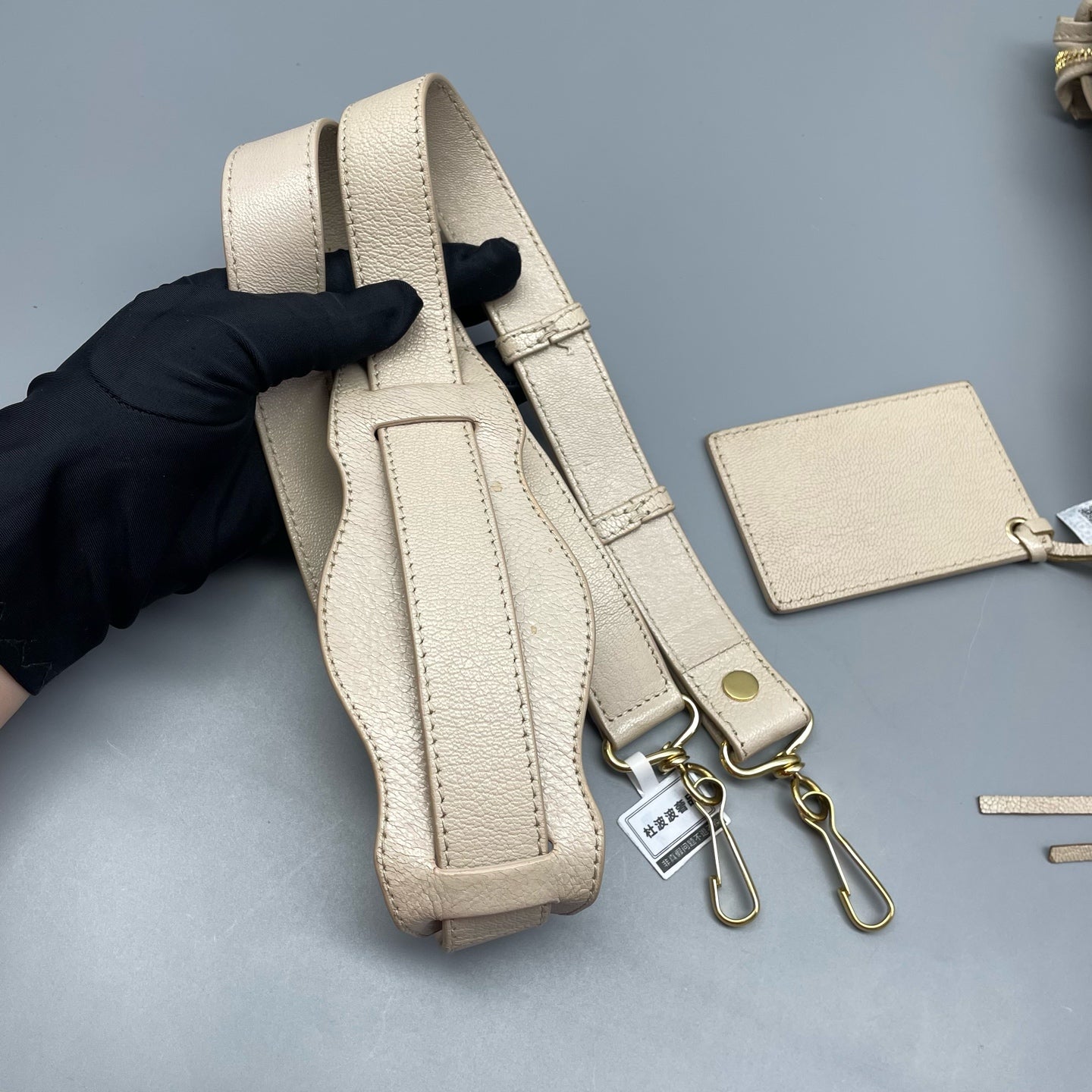 Balenciaga - Mini City - Lambskin leather - Milk Tea Beige with Gold-Tone Hardware - (mini)