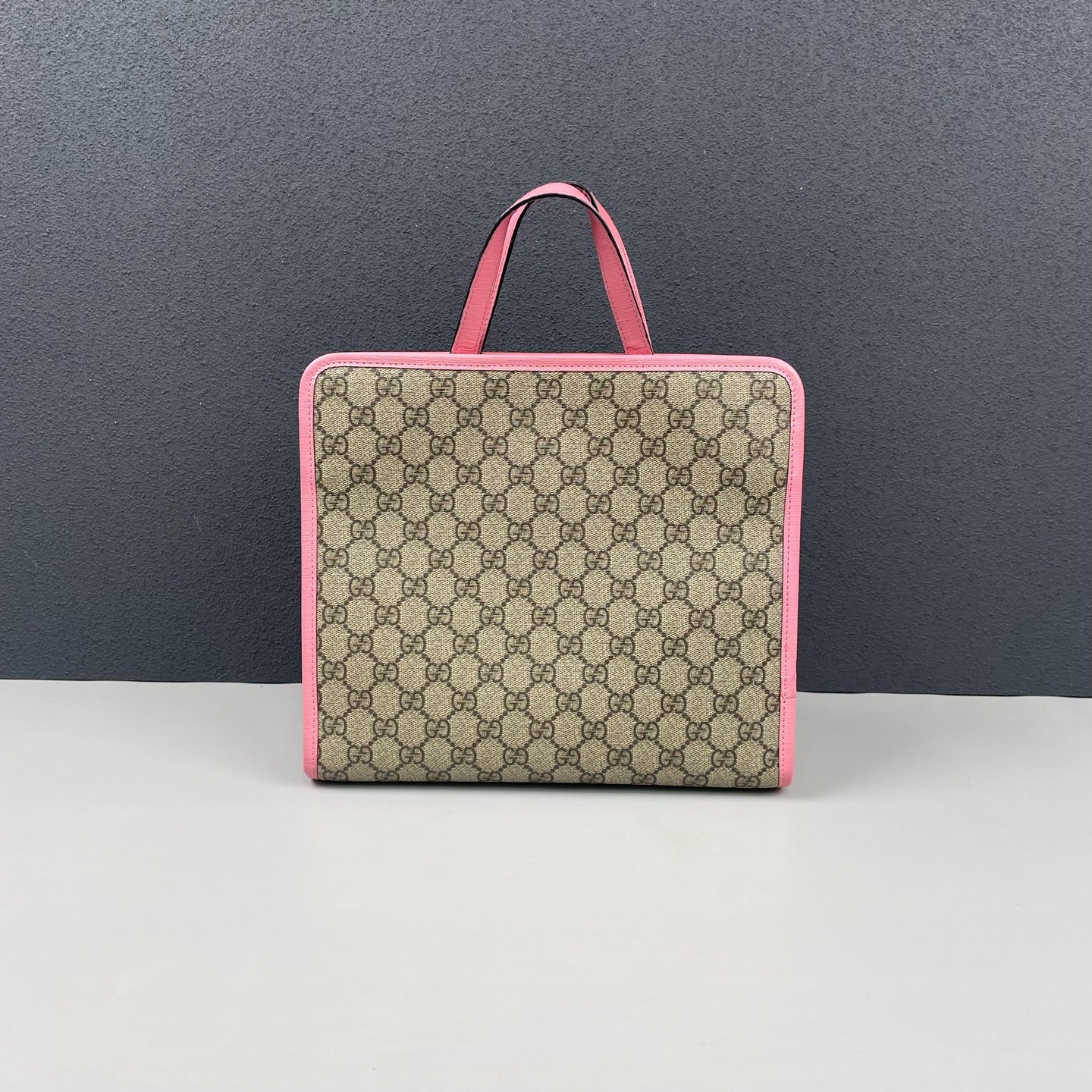 Gucci - GG Supreme Children's Tote with 3D Strawberry - Coated canvas with leather trim and glitter - Multicolour - (medium)